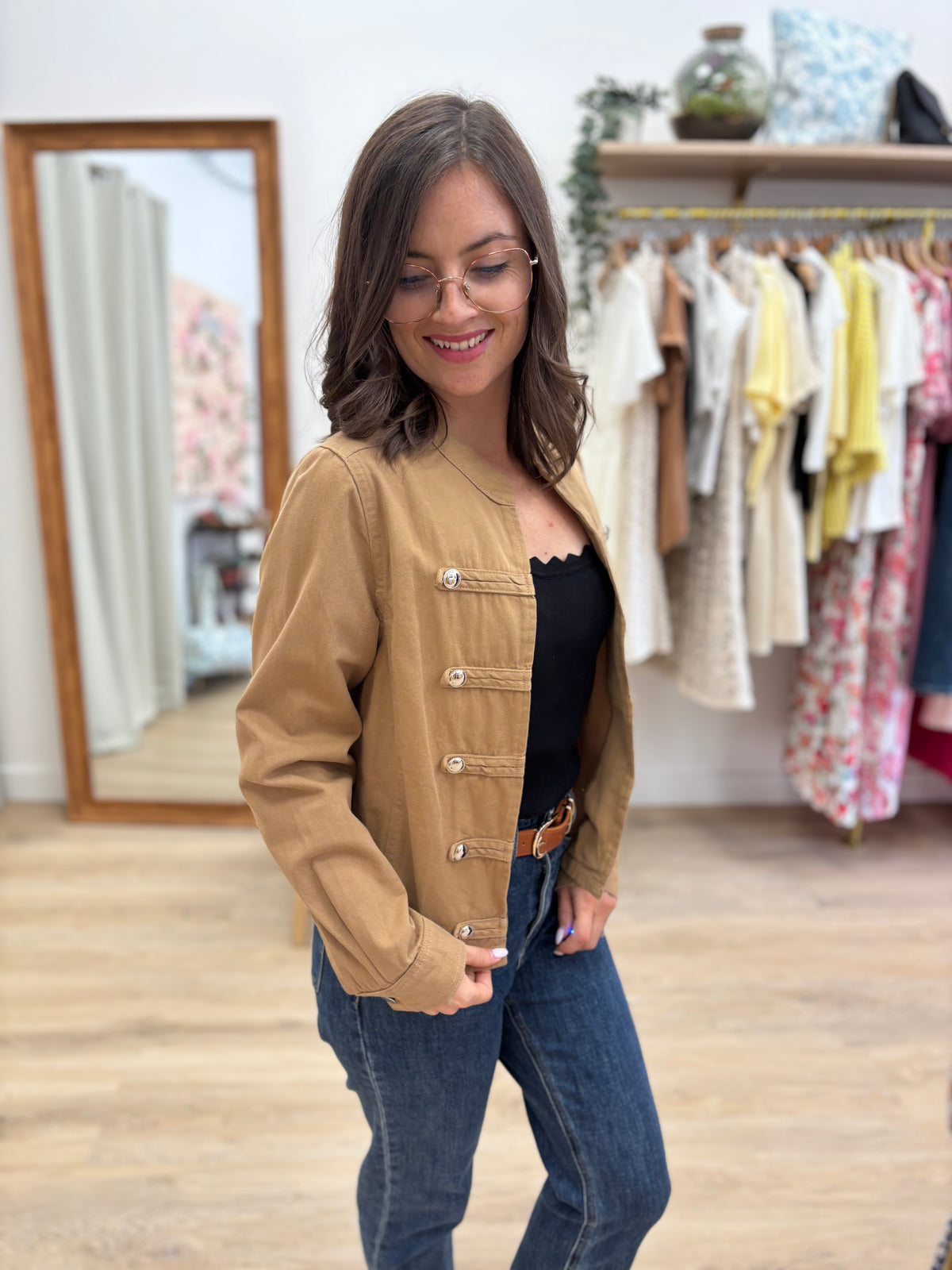 Veste Estelle taupe