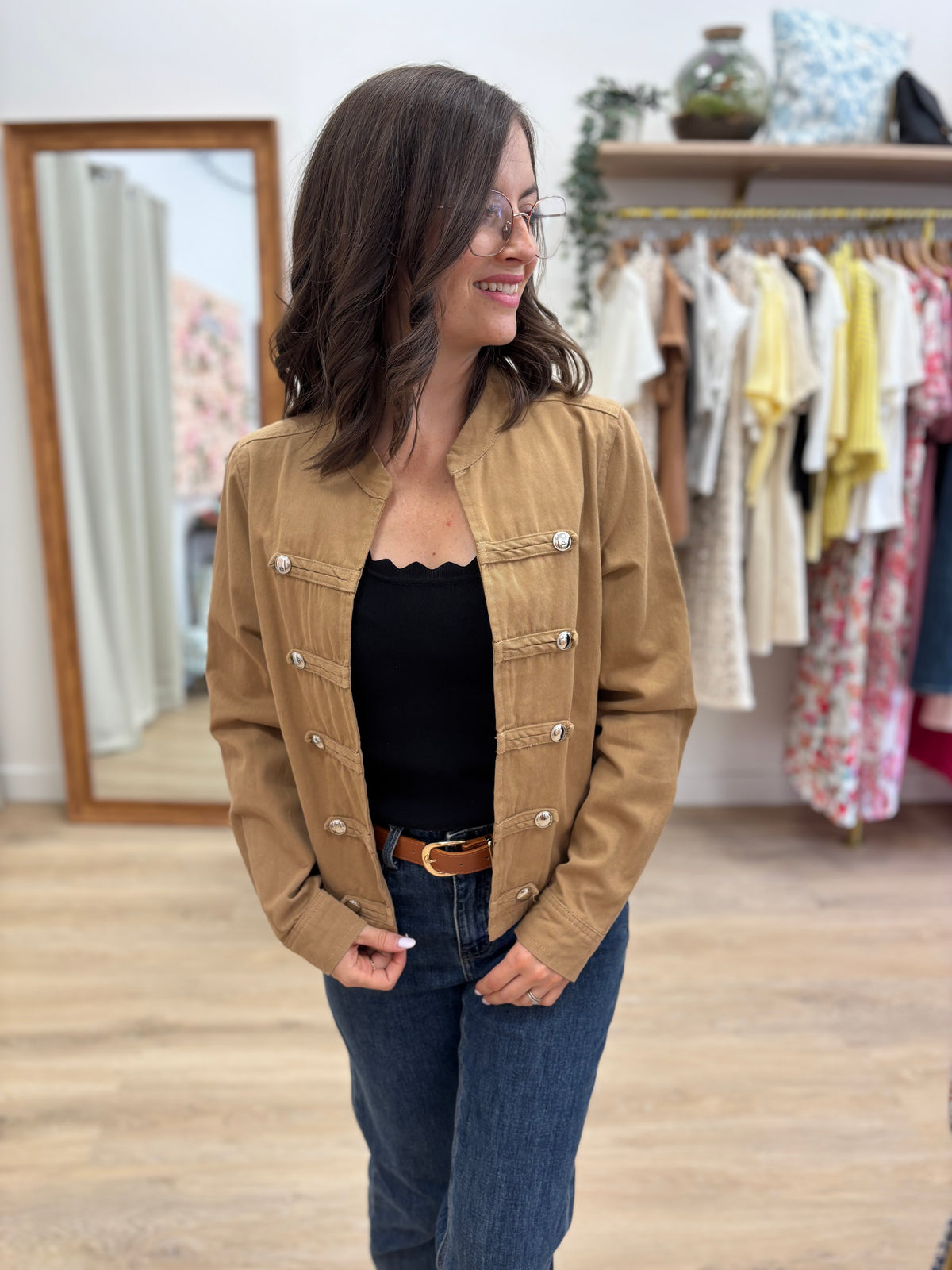 Veste Estelle taupe