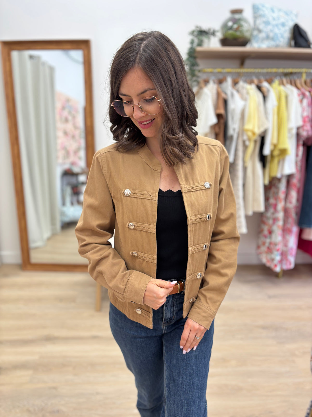 Veste Estelle taupe