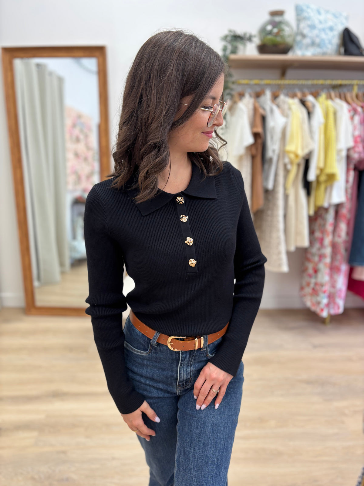 Top Ilana noir