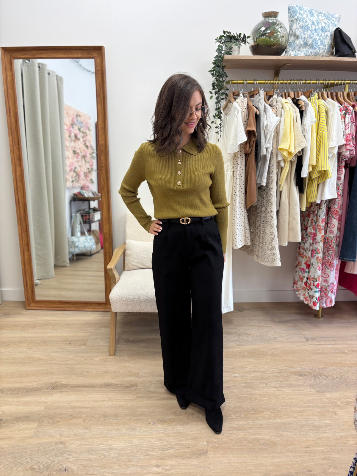 Pantalon Delphine noir