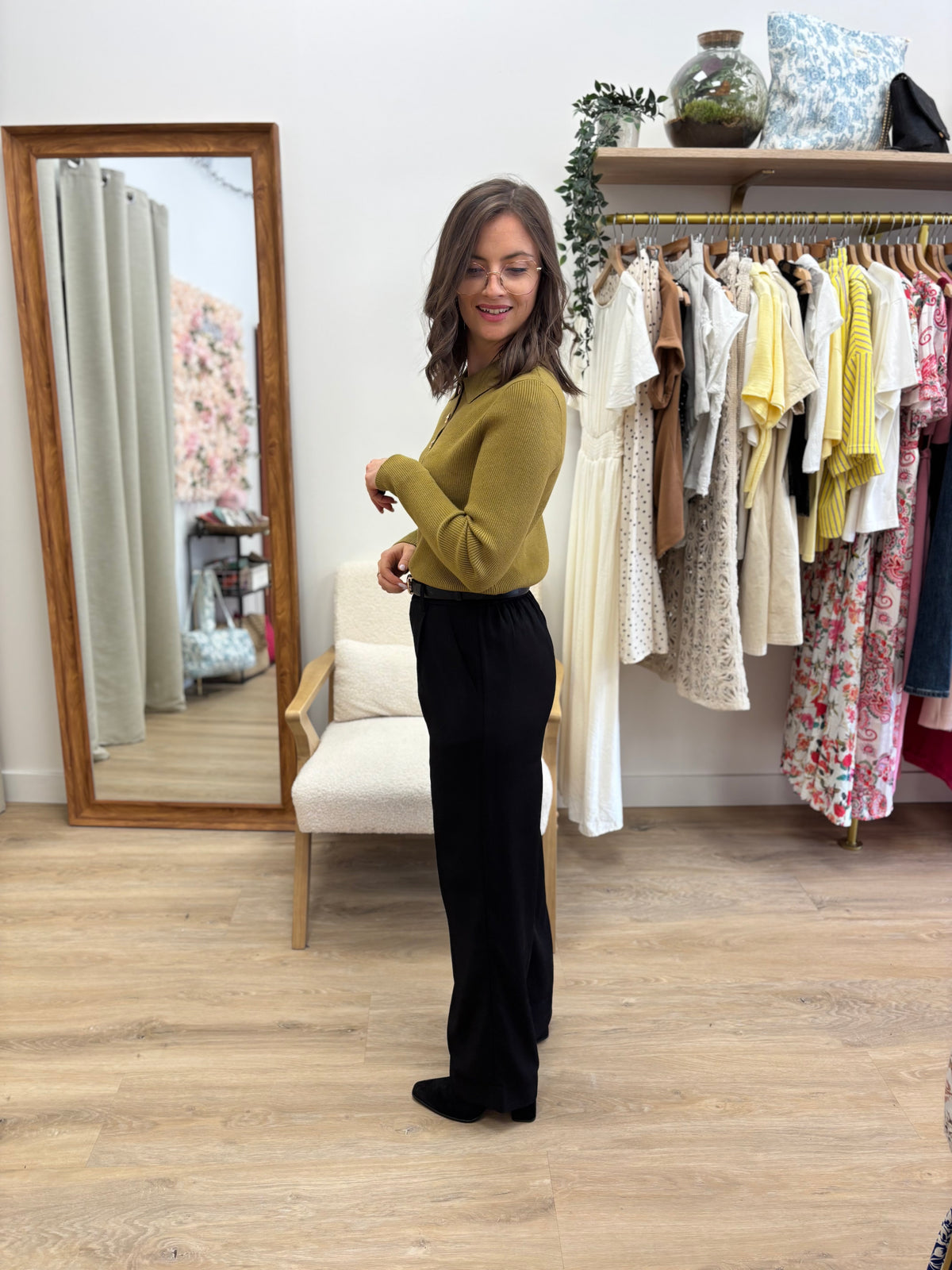 Pantalon Delphine noir