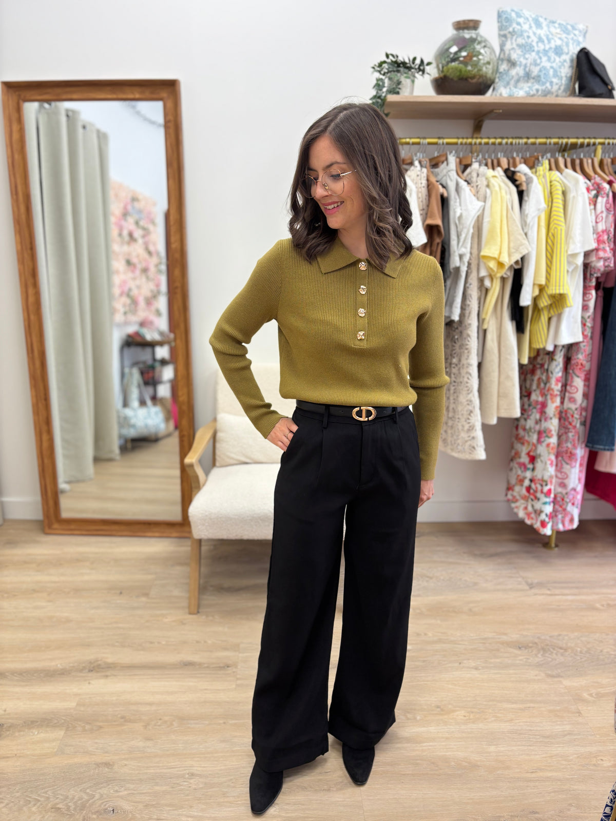 Pantalon Delphine noir