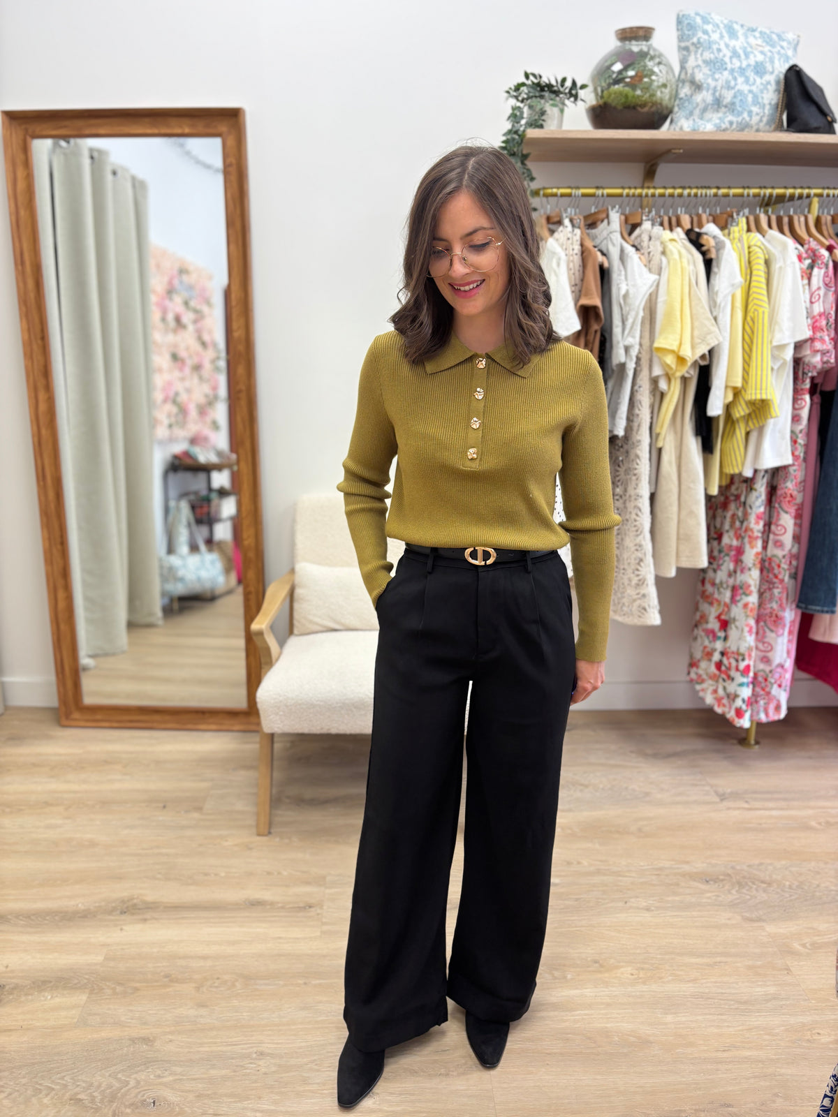 Pantalon Delphine noir