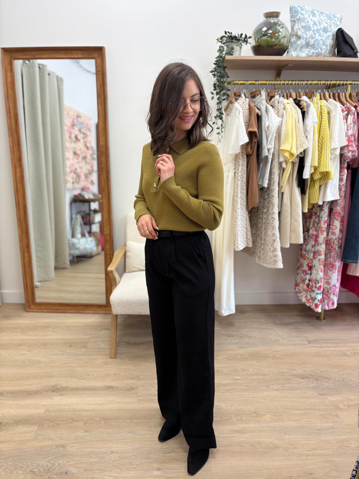 Pantalon Delphine noir