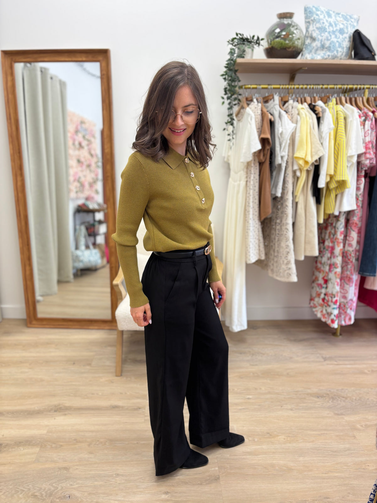 Pantalon Delphine noir