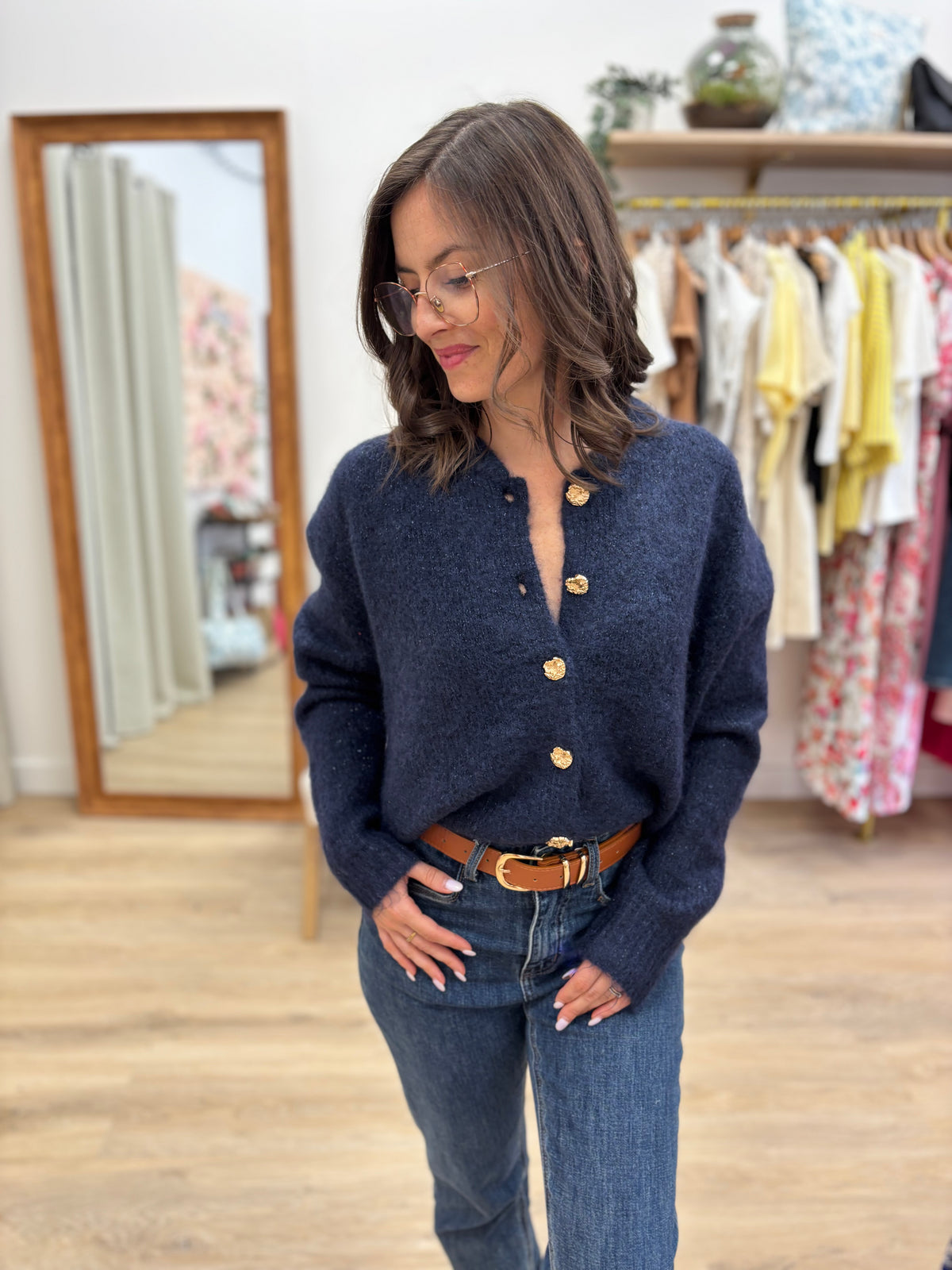Gilet Solange marine