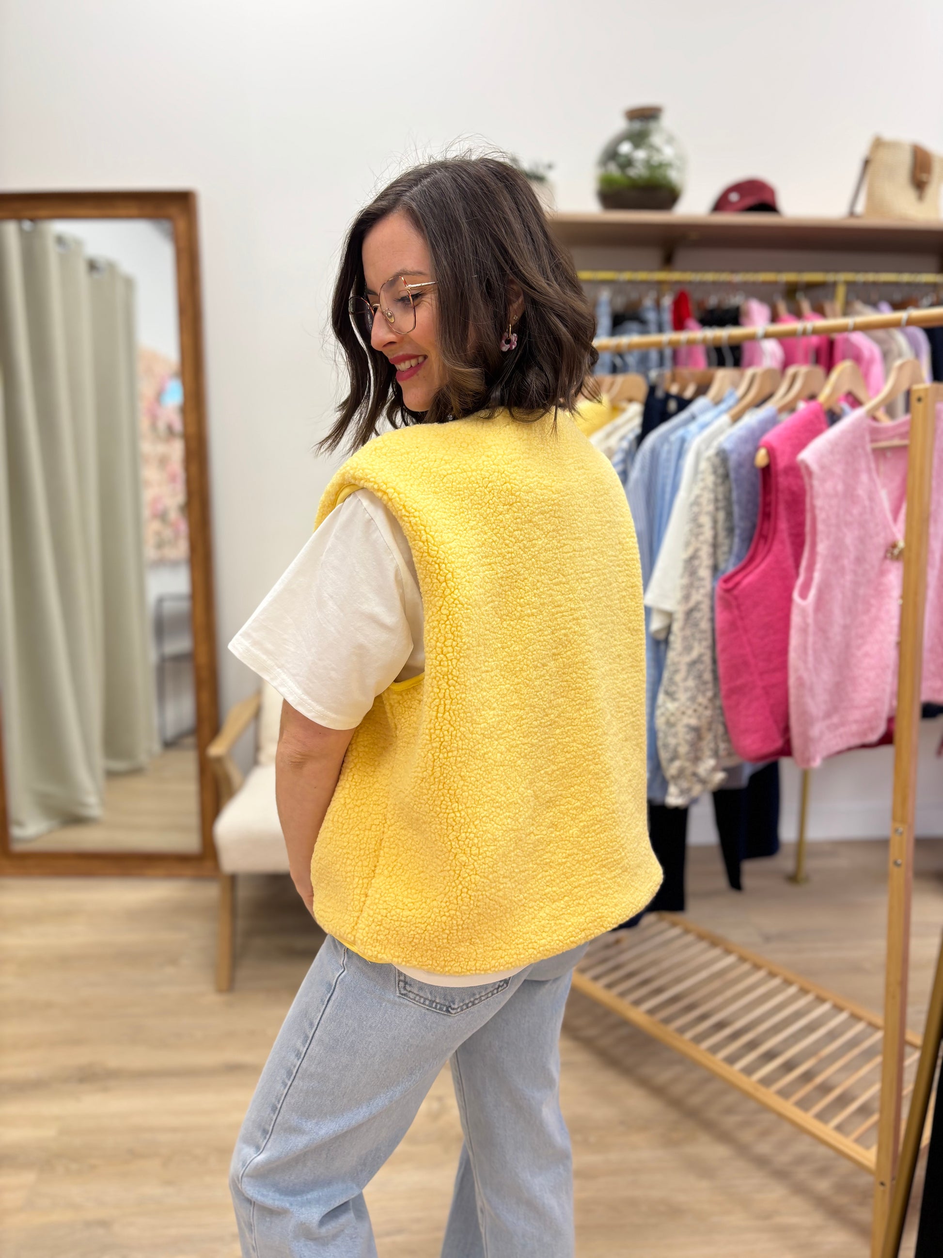 Gilet Margot jaune