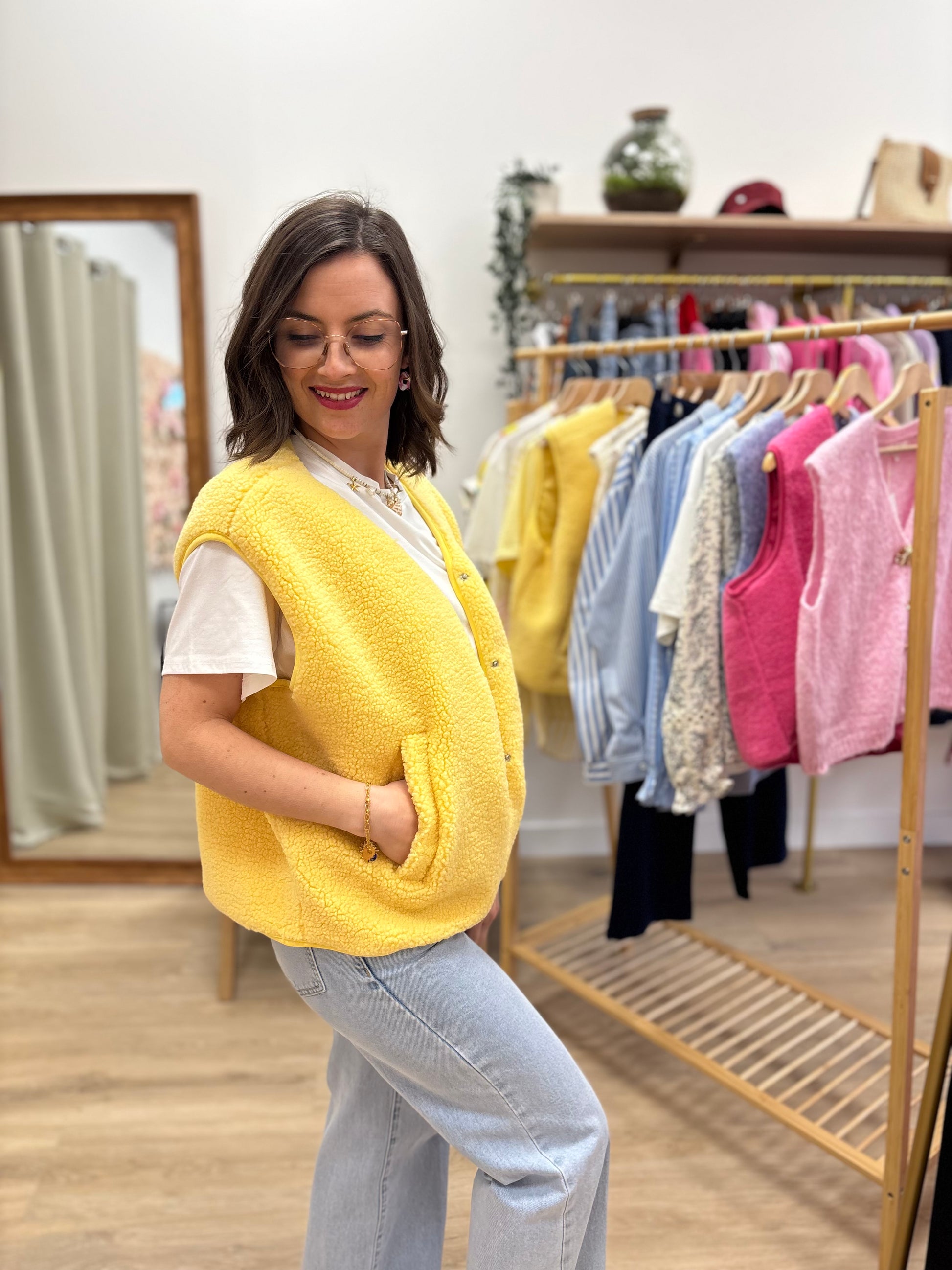 Gilet Margot jaune