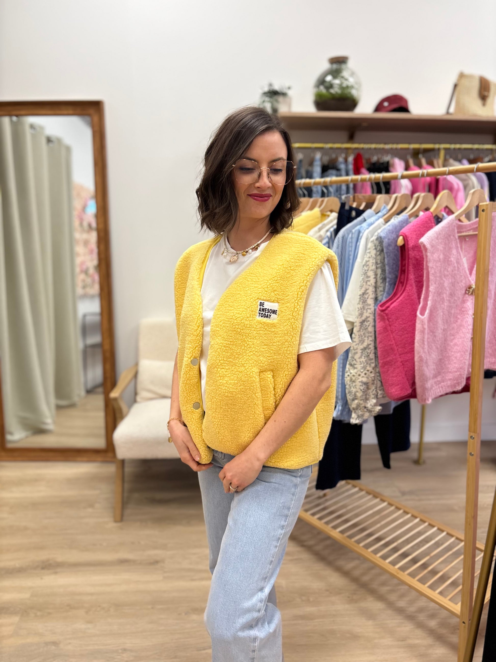 Gilet Margot jaune