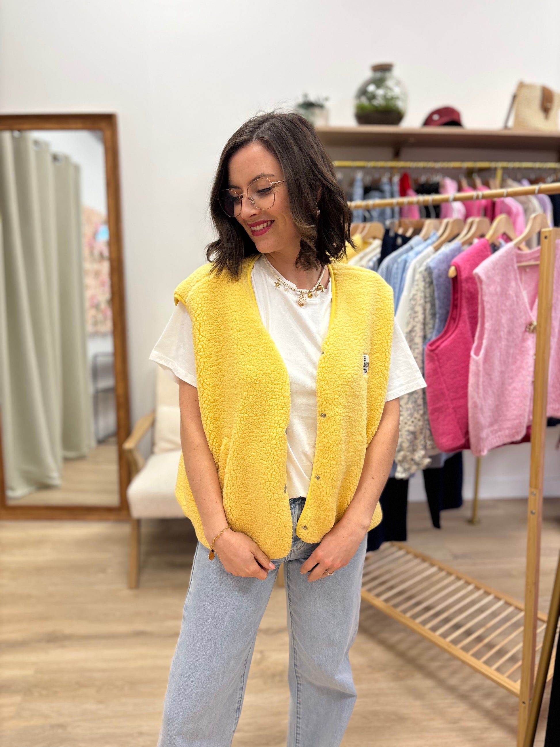 Gilet Margot jaune