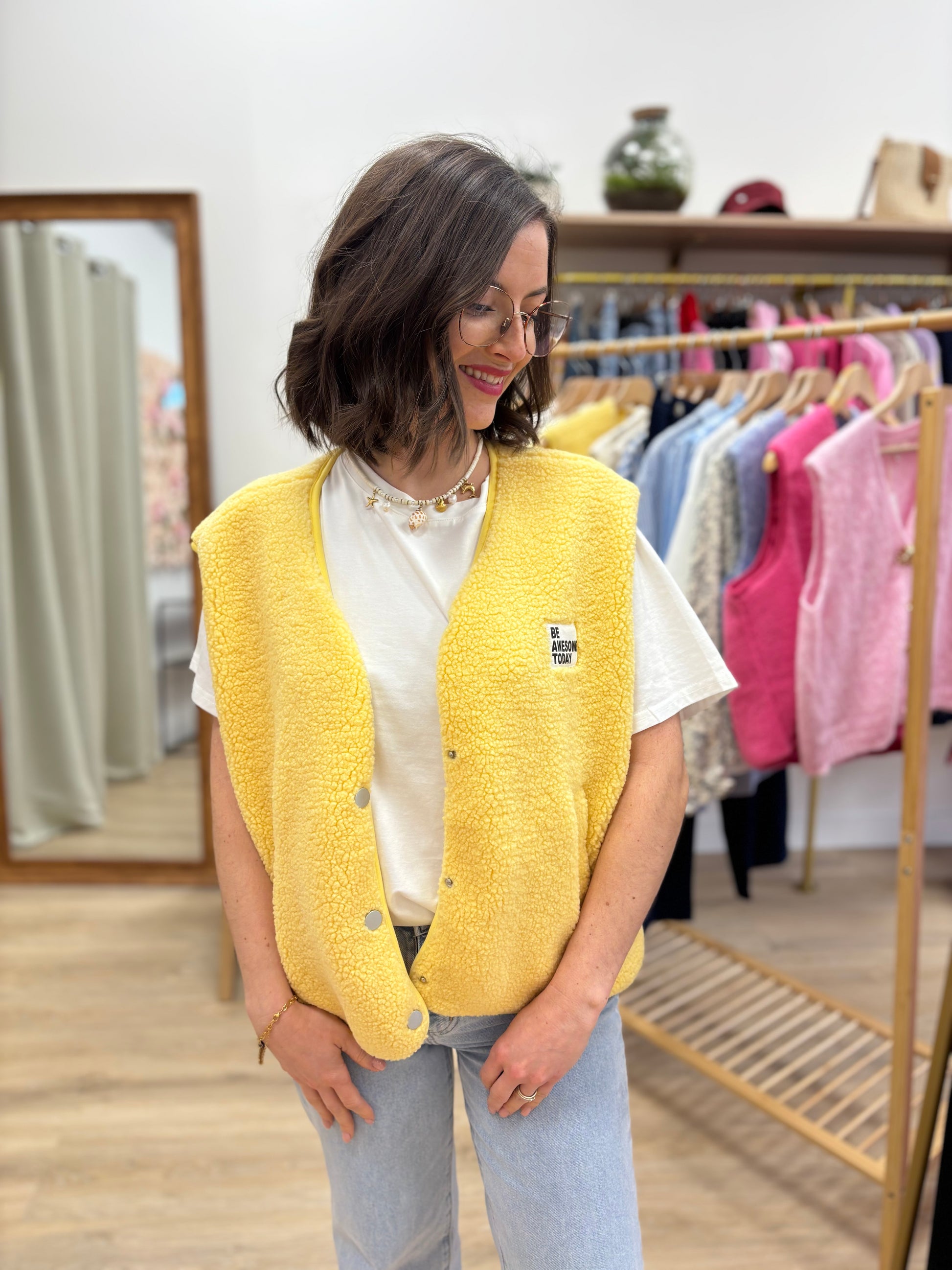 Gilet Margot jaune