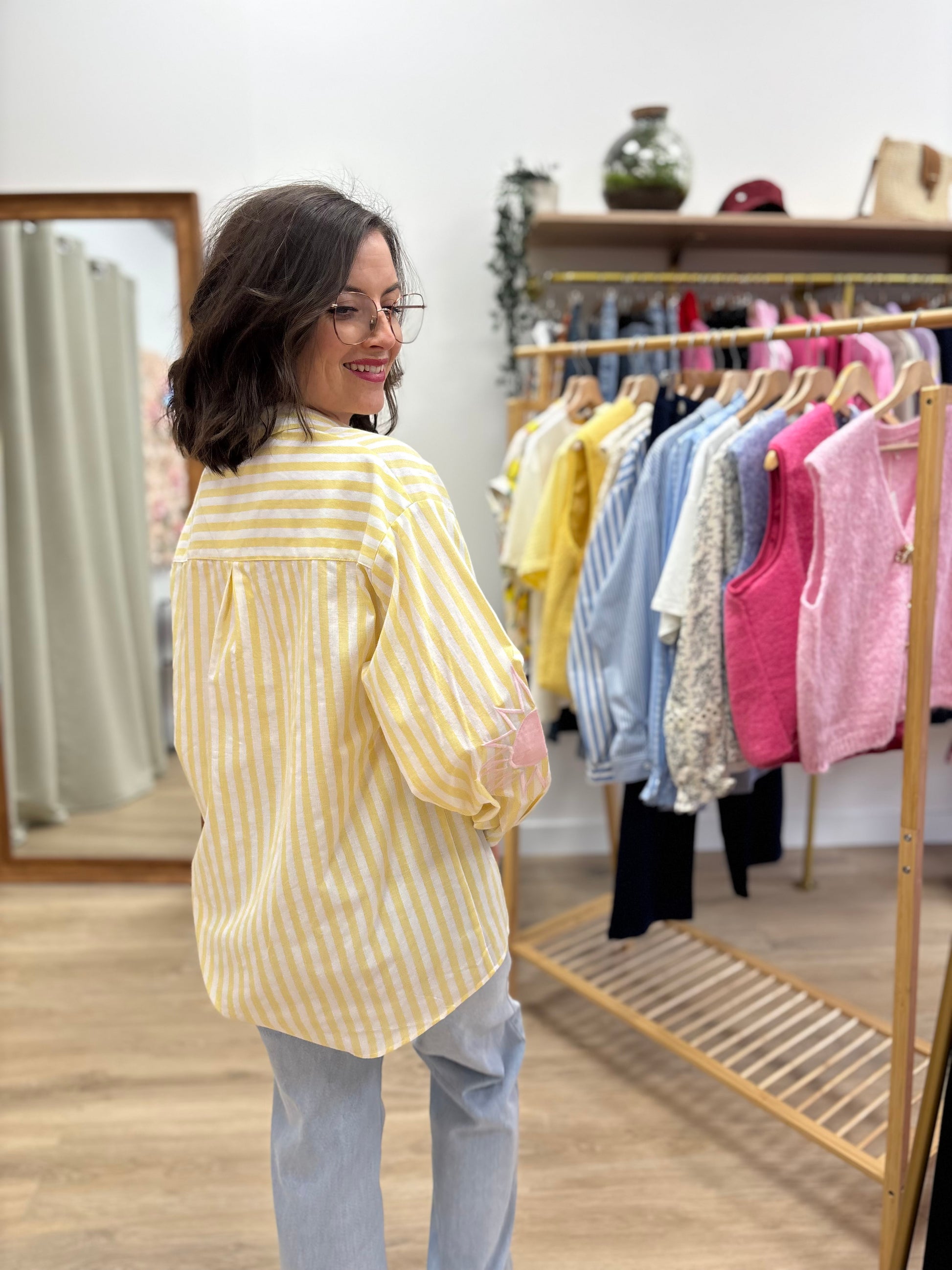 Chemise Dolly jaune