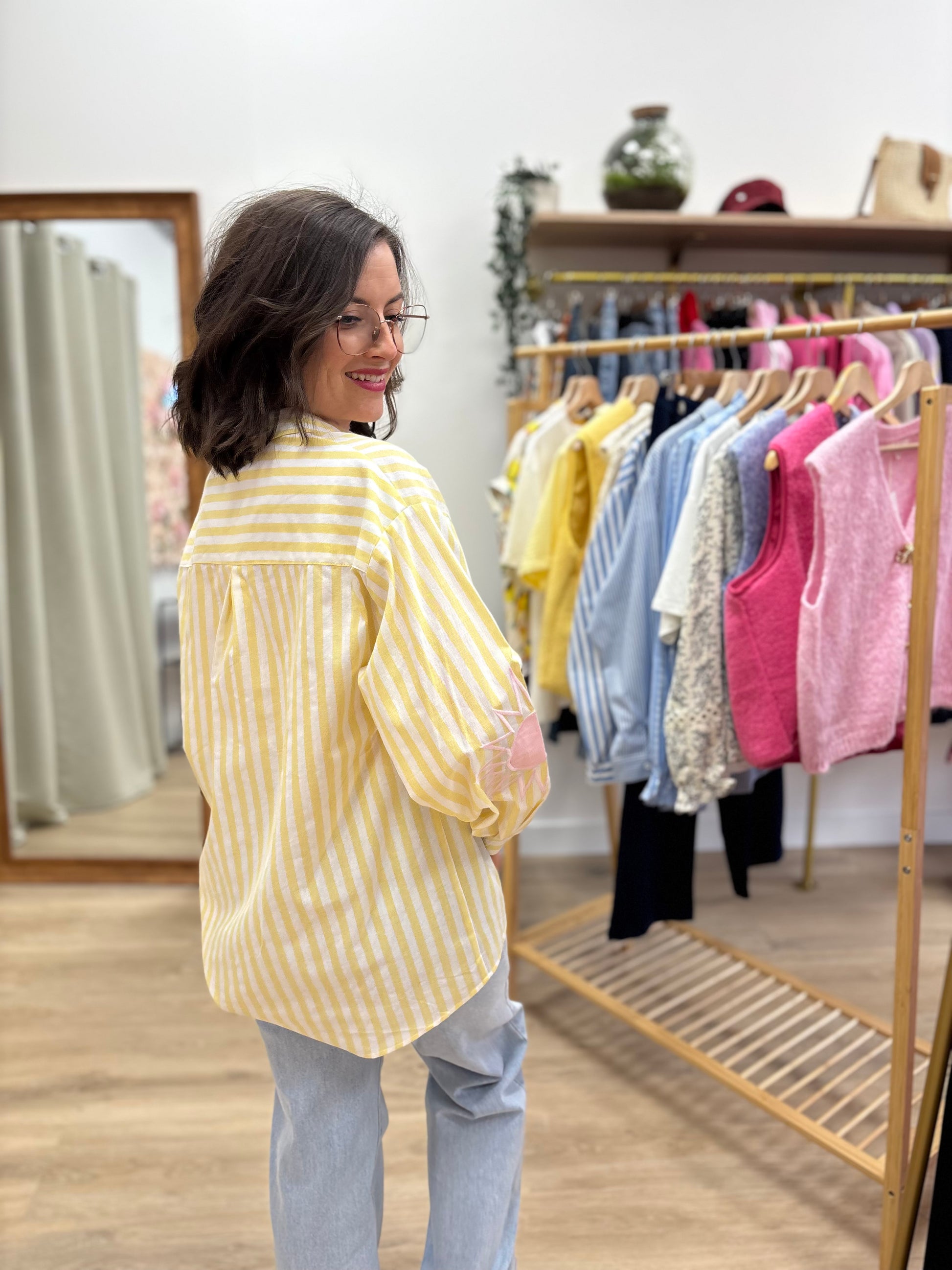 Chemise Dolly jaune