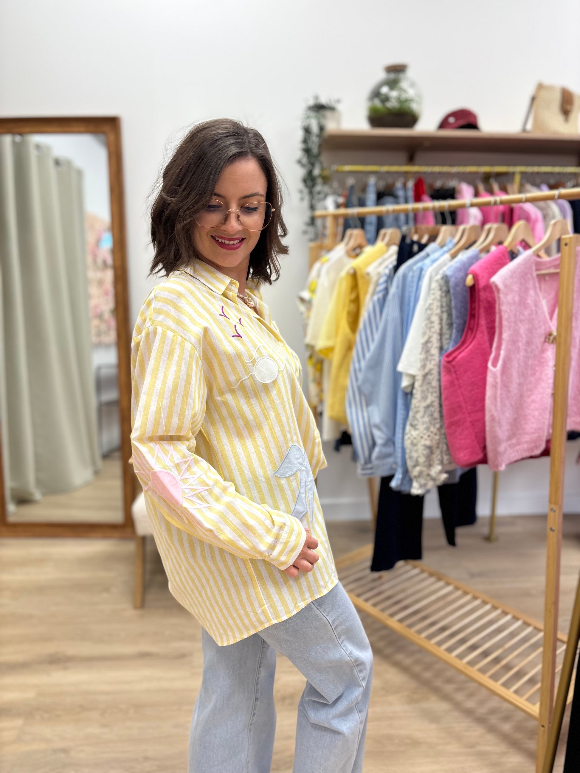 Chemise Dolly jaune