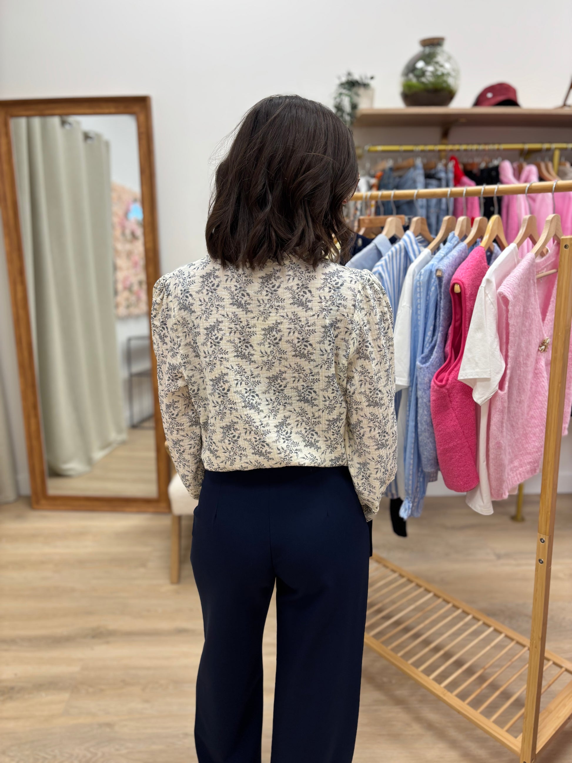 Chemise Isadora marine