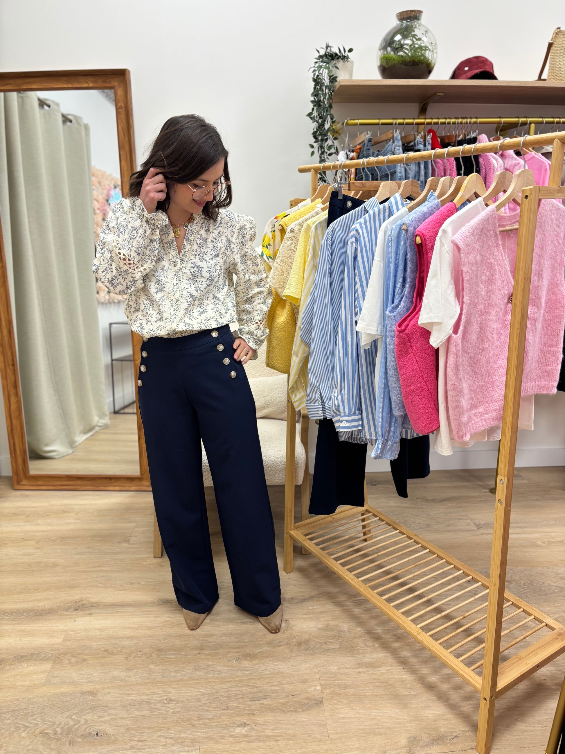 Pantalon Jérôme marine