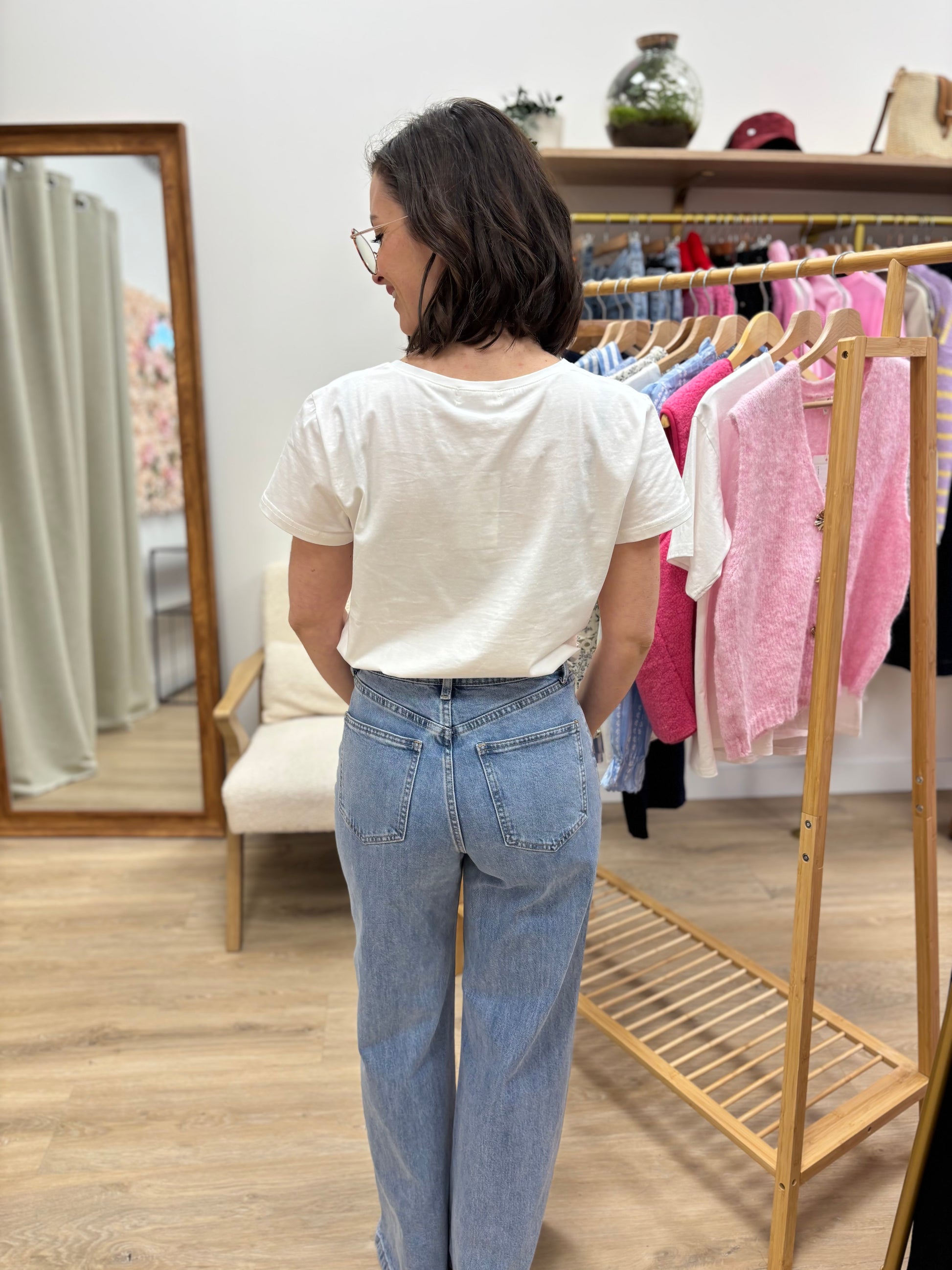 TS Cerise blanc