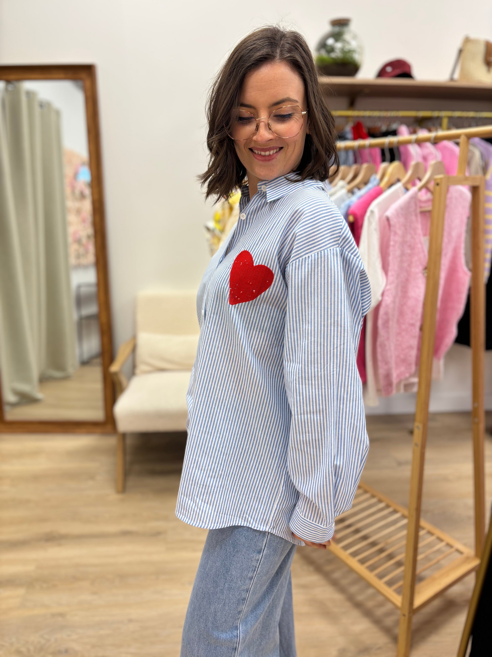 Chemise Alessia bleue