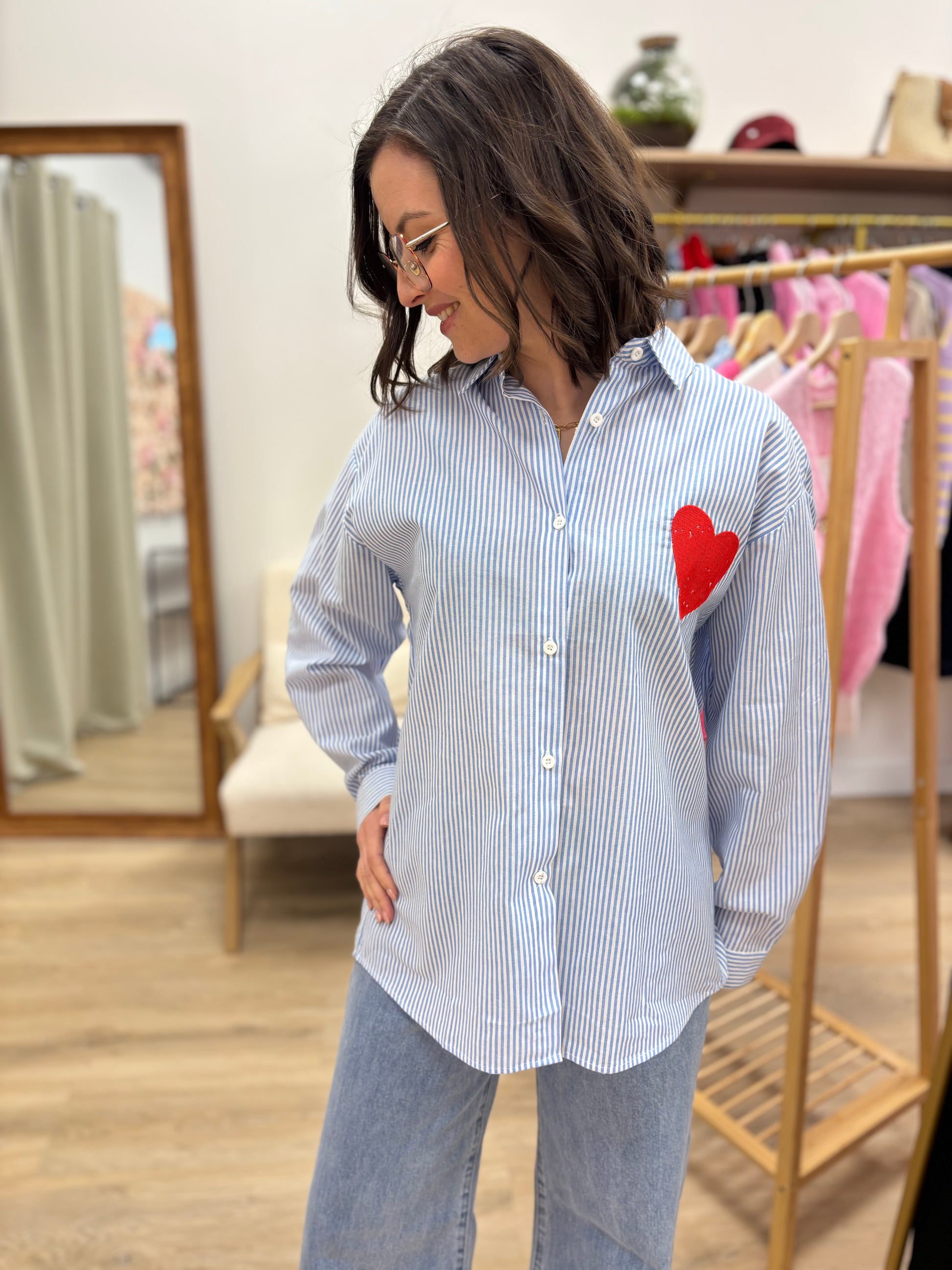 Chemise Alessia bleue