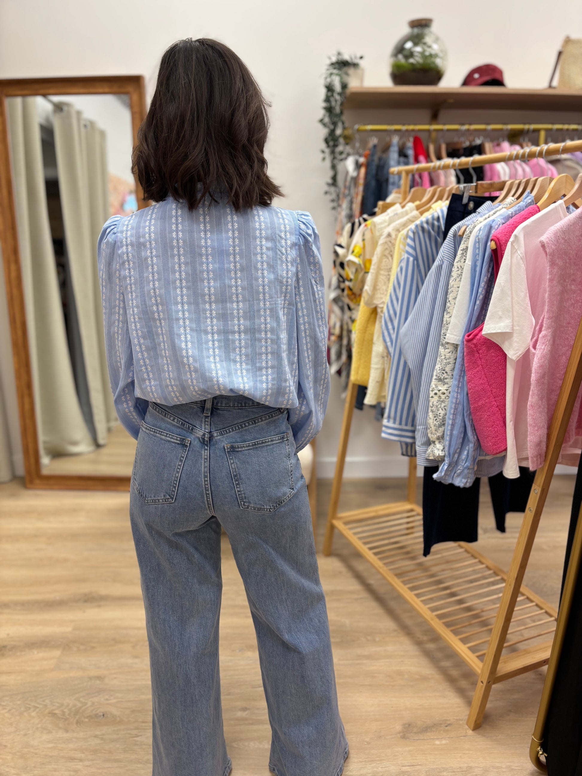 Chemise Célia bleu