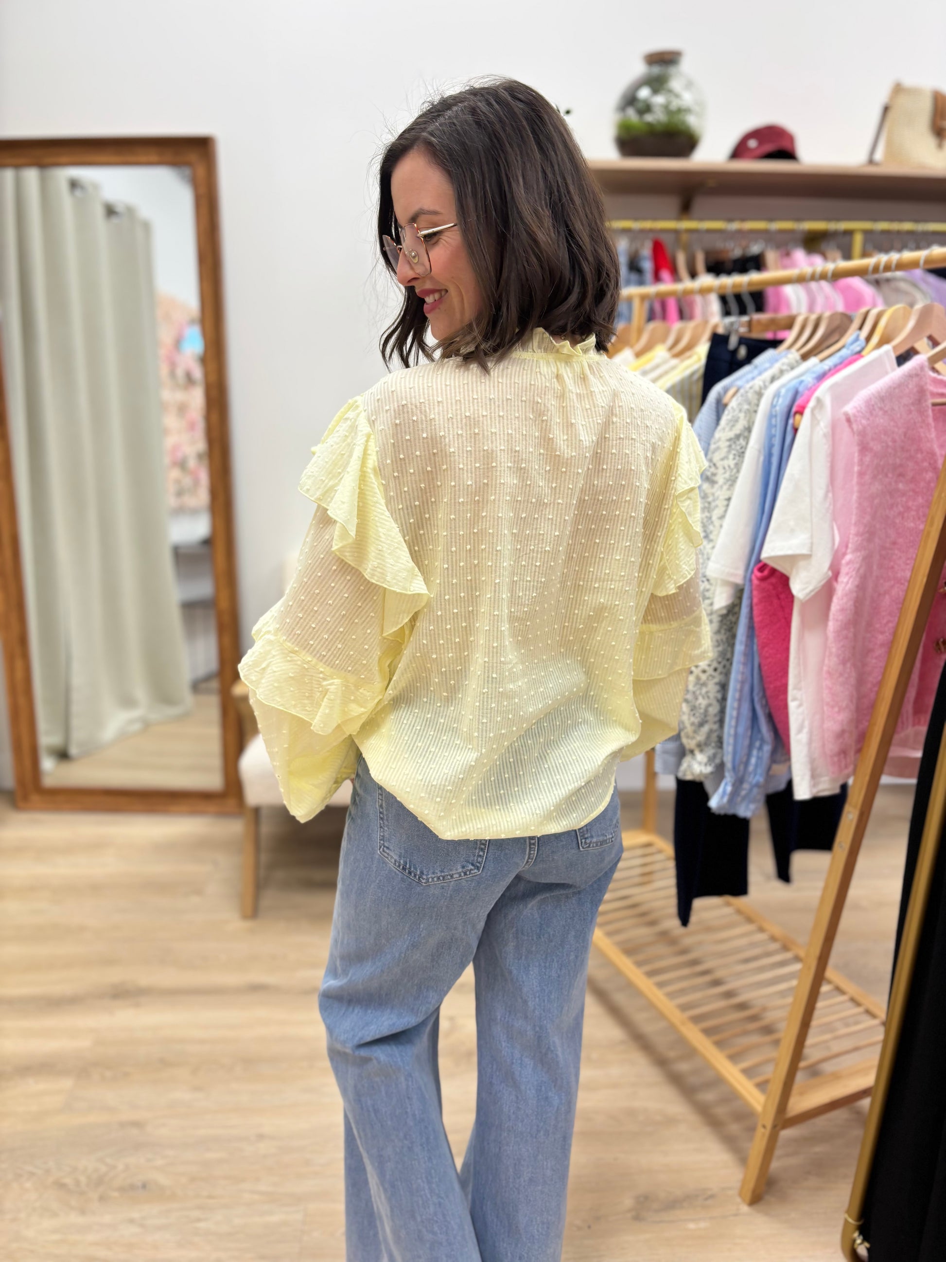 Chemise Lise jaune