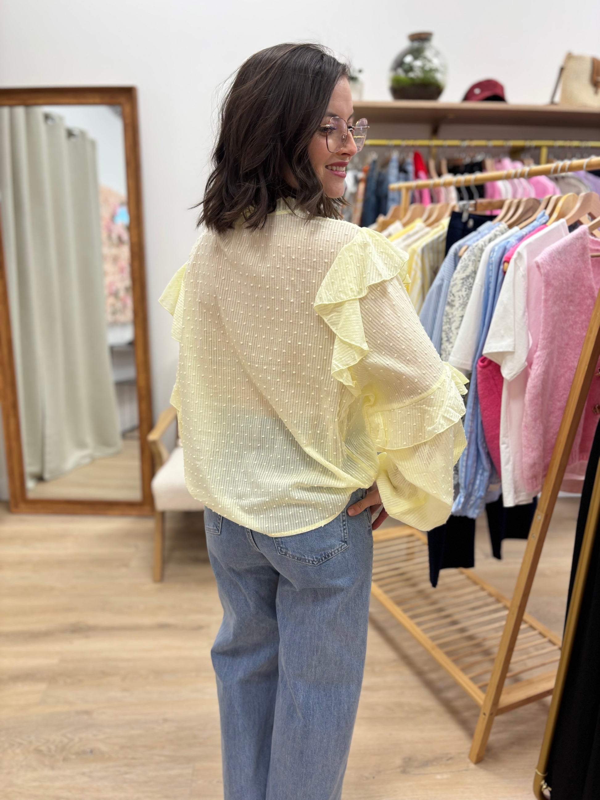 Chemise Lise jaune