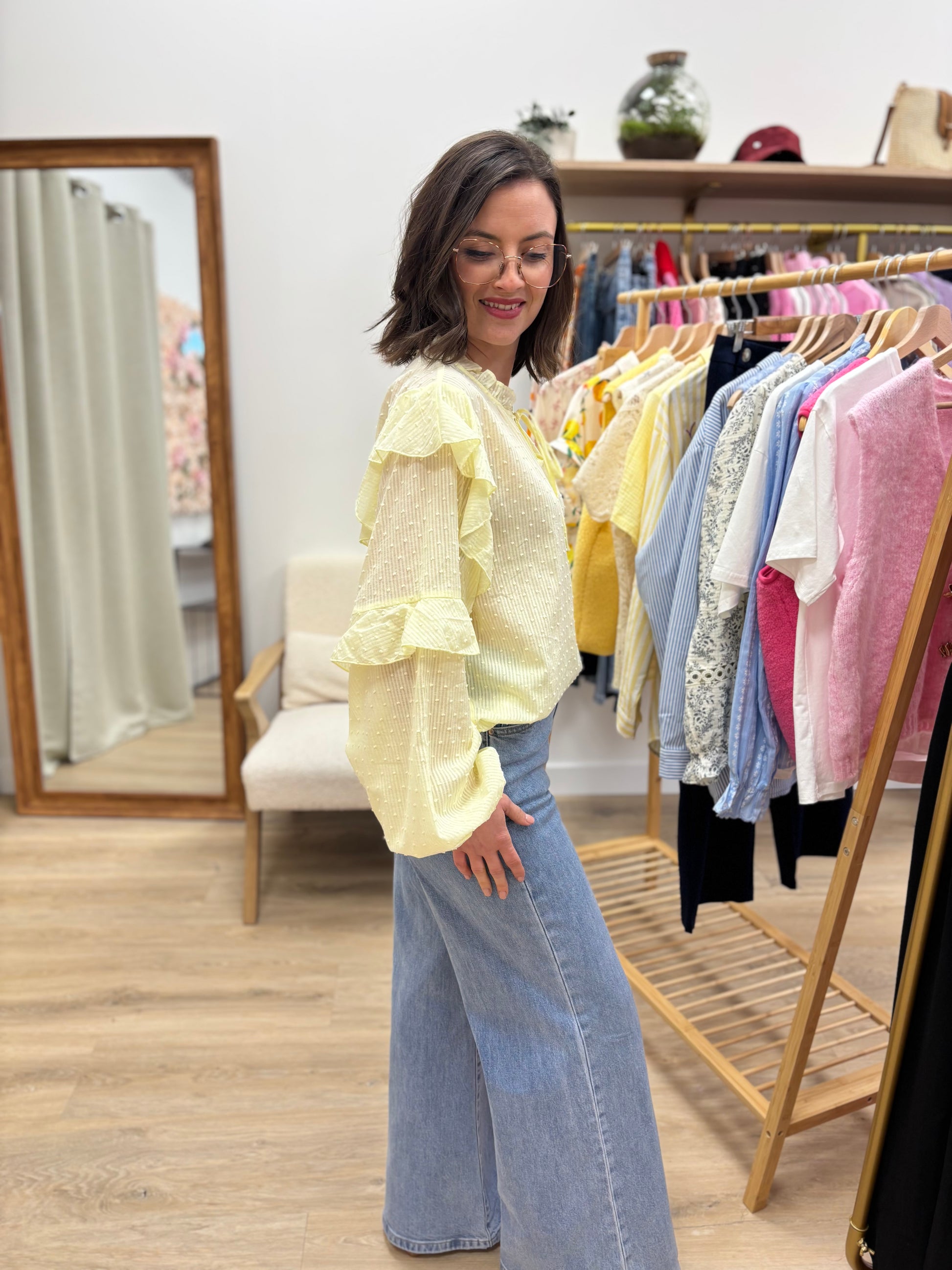 Chemise Lise jaune