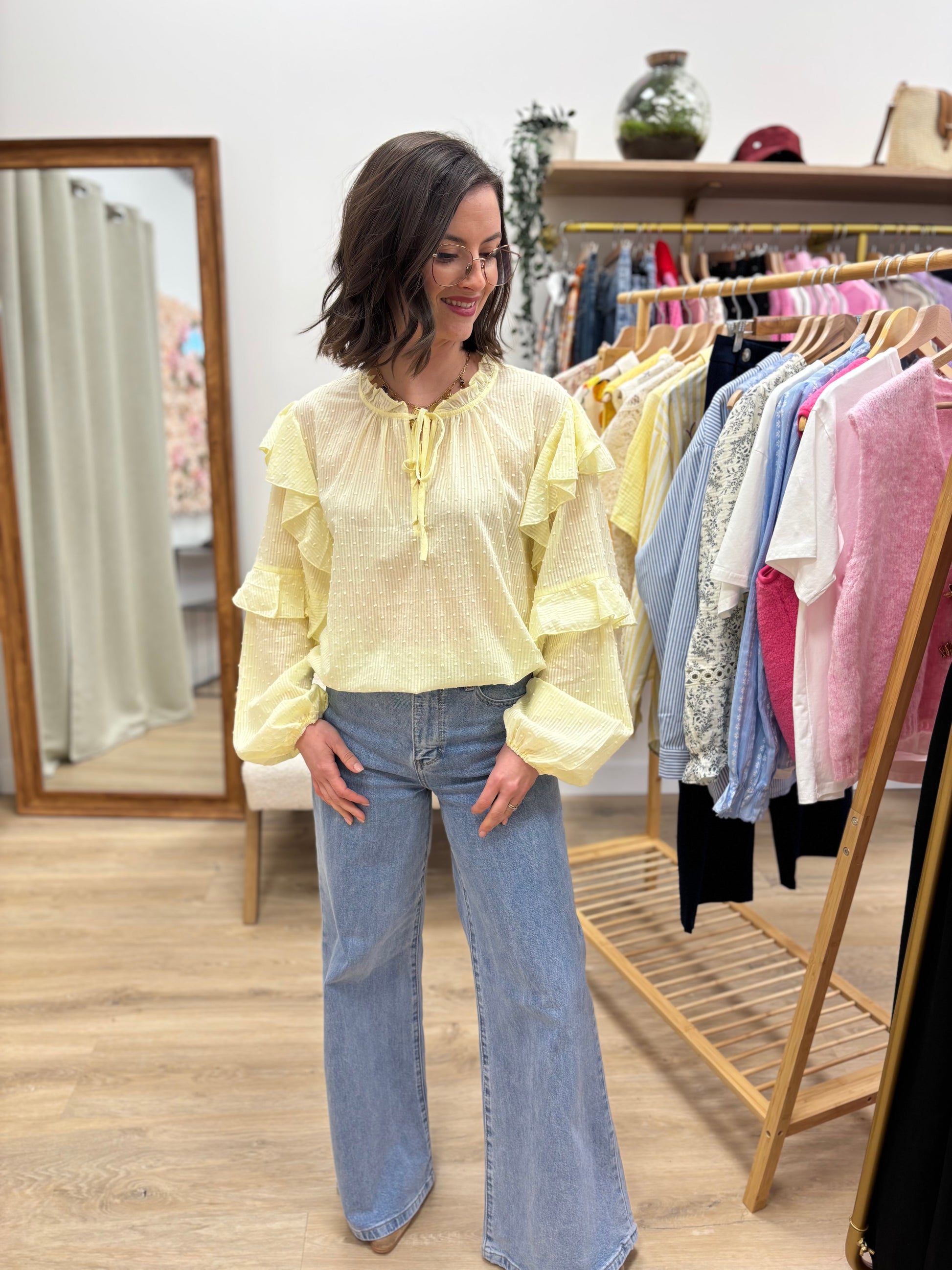 Chemise Lise jaune