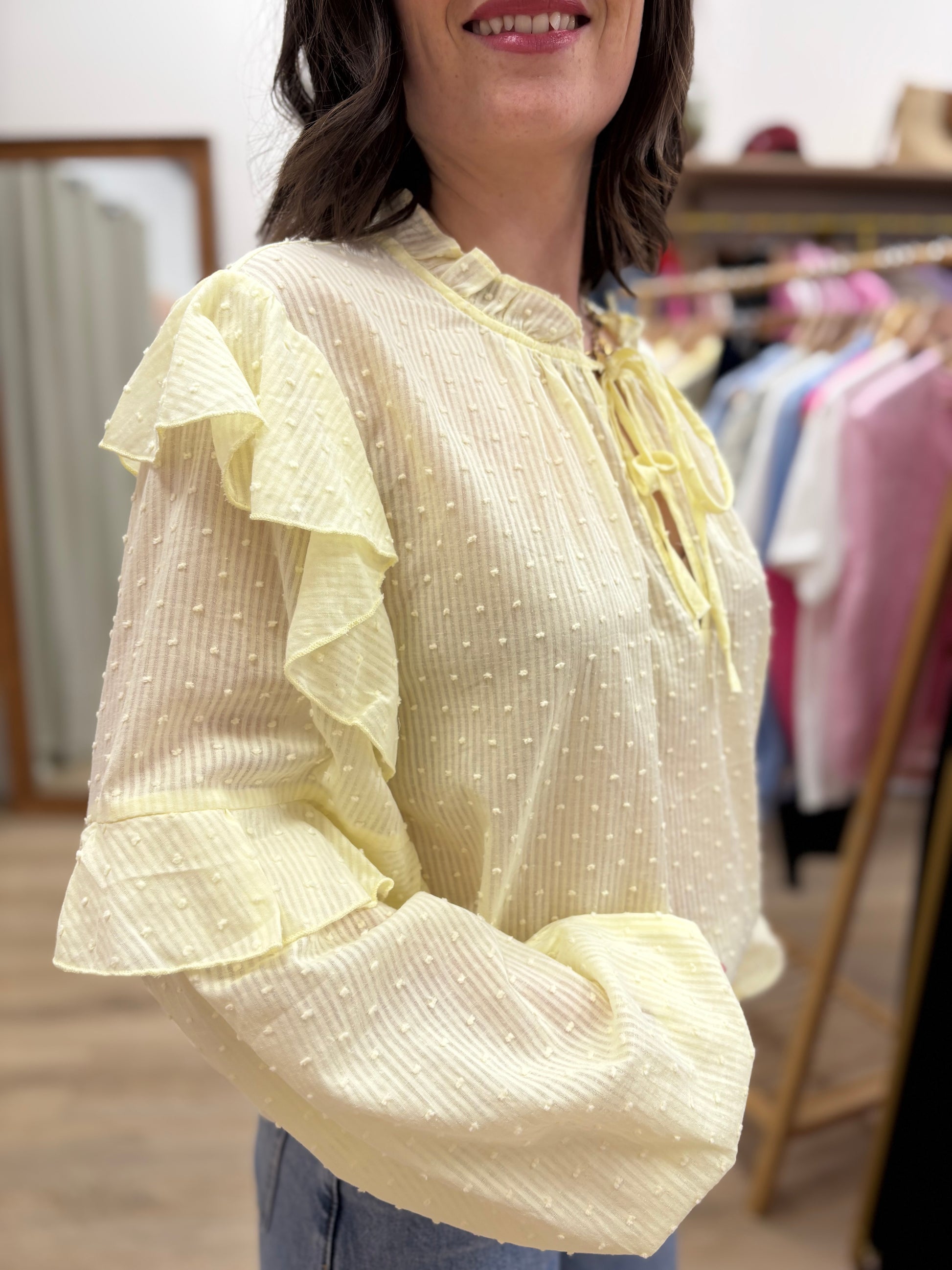 Chemise Lise jaune