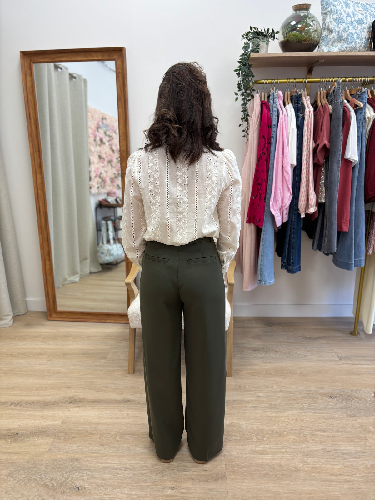 Pantalon Margaux kaki
