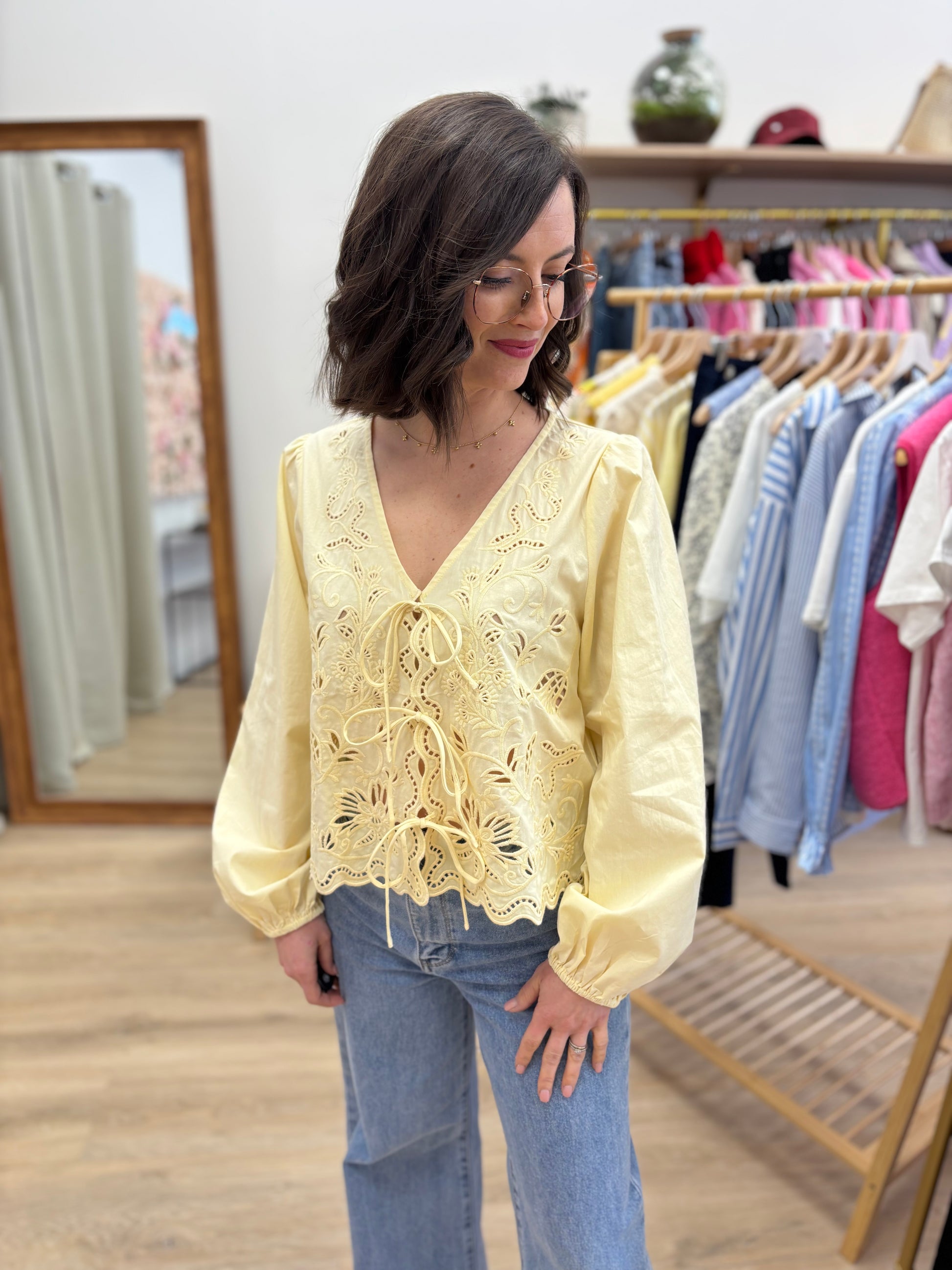 Blouse Vanessa jaune