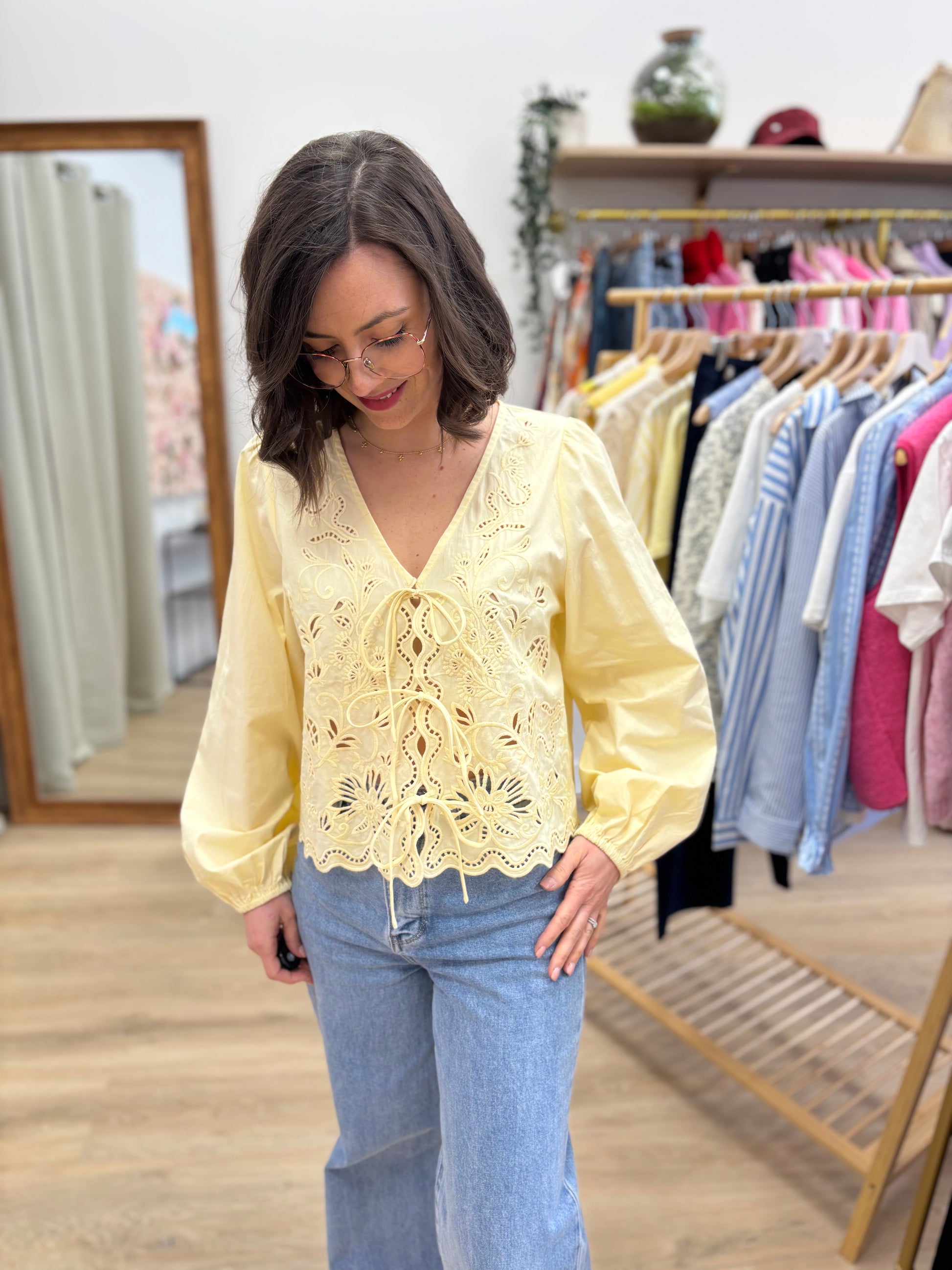 Blouse Vanessa jaune
