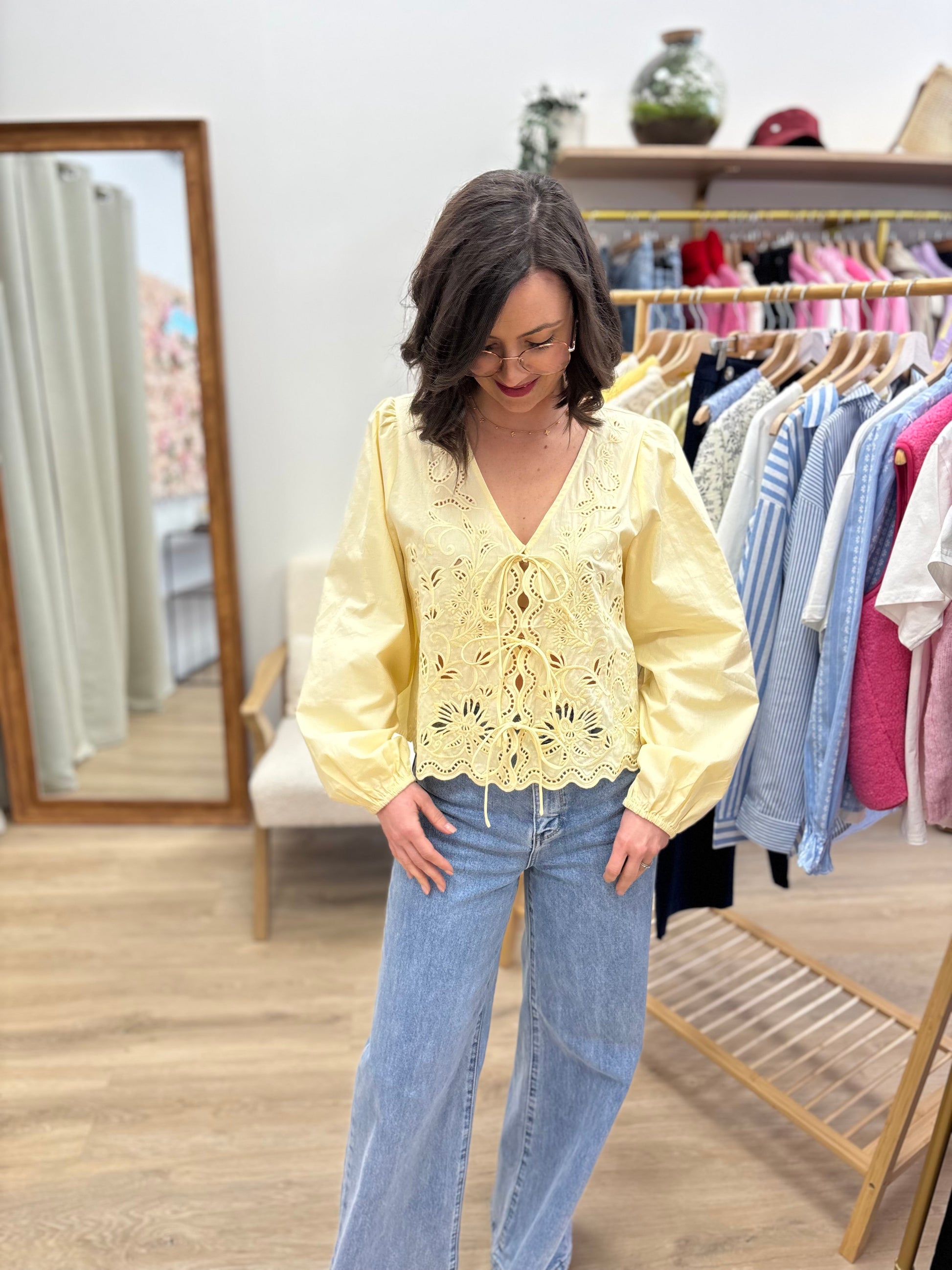 Blouse Vanessa jaune