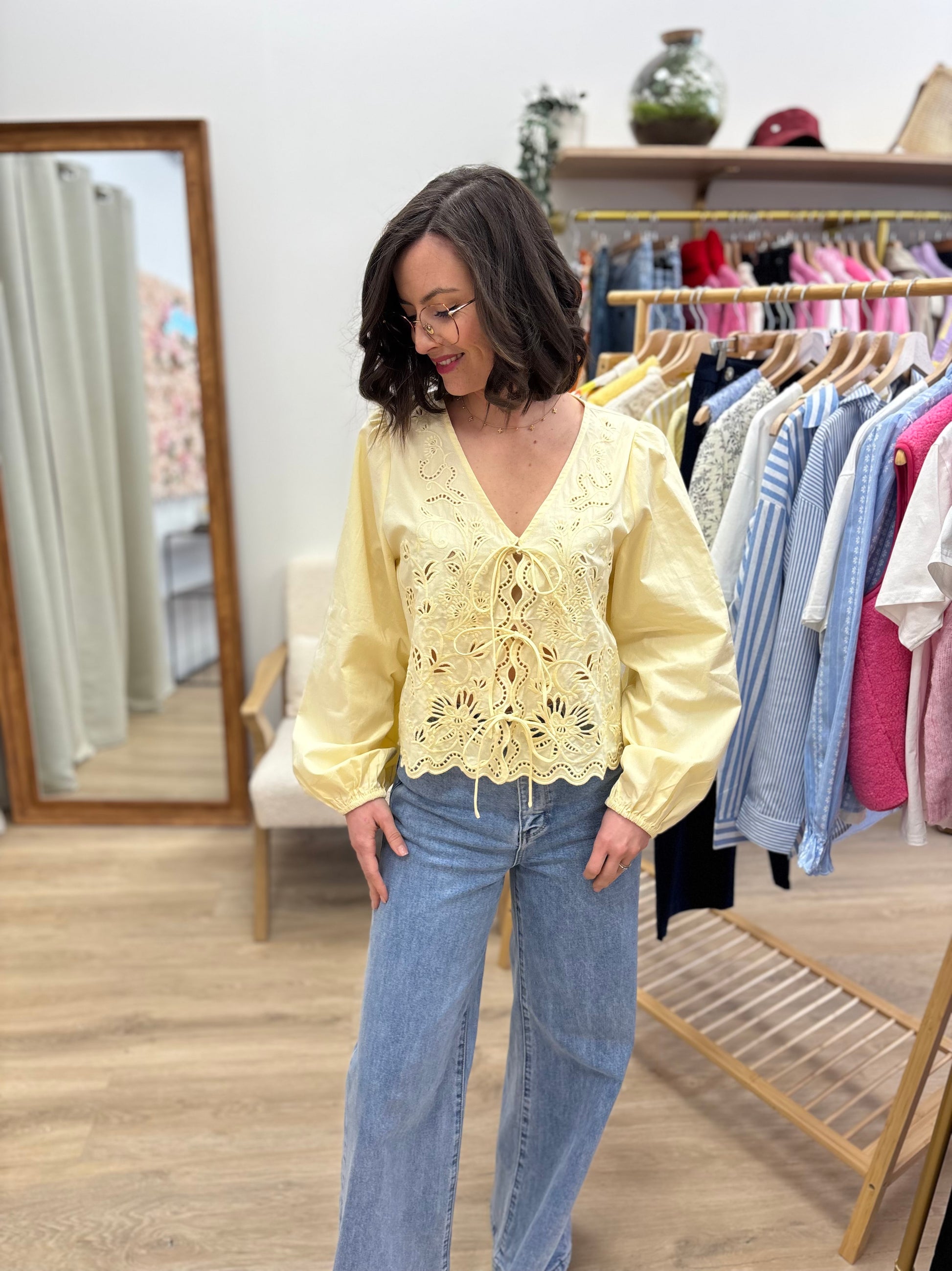 Blouse Vanessa jaune