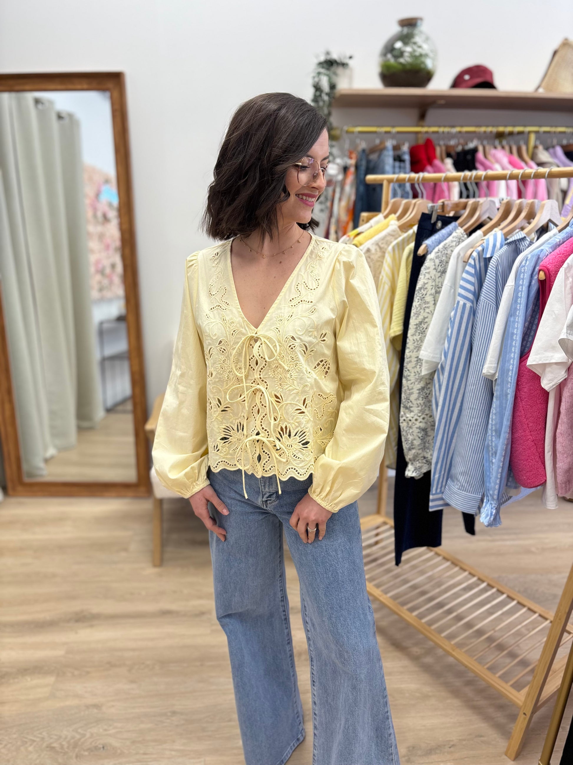Blouse Vanessa jaune