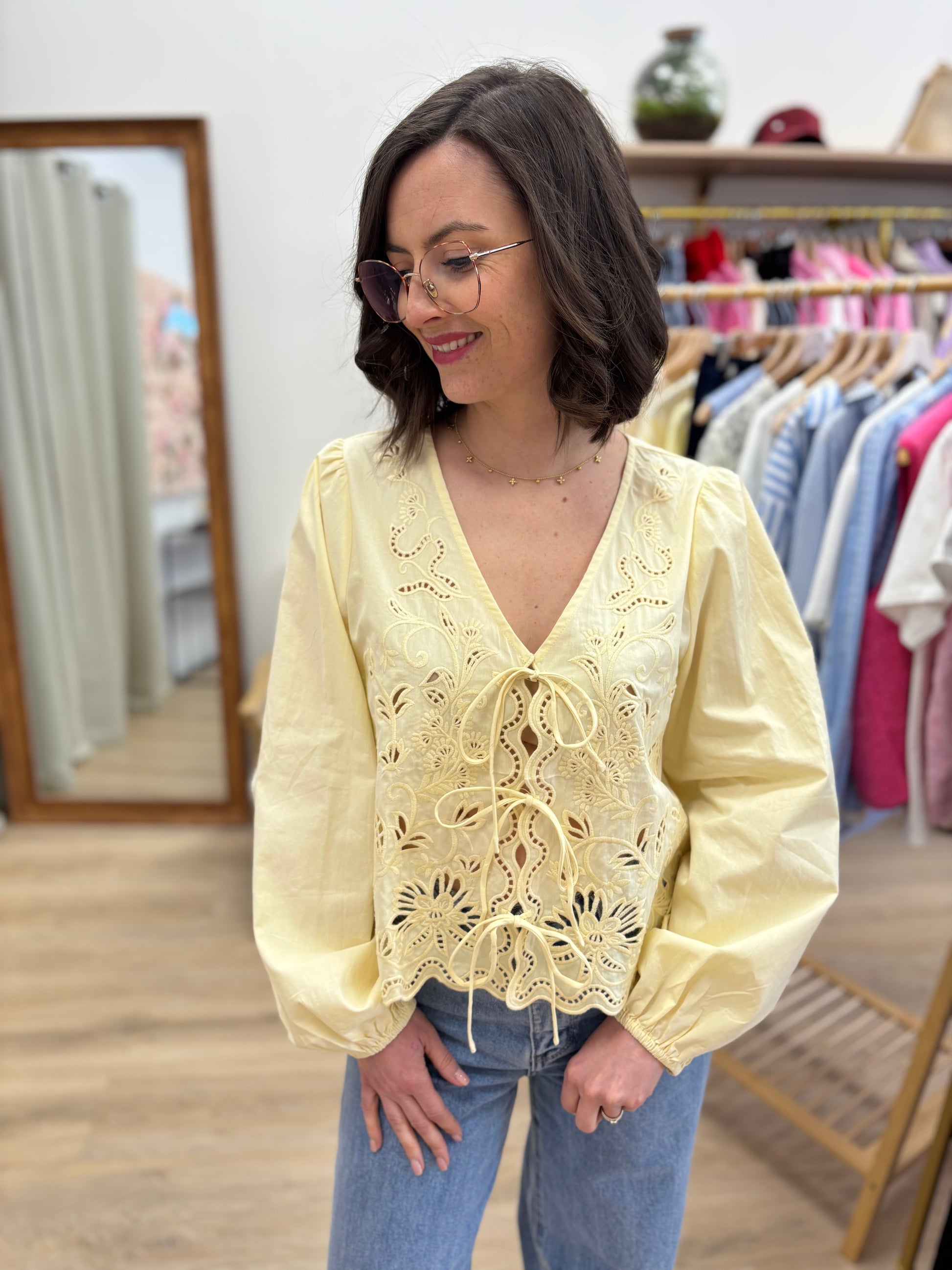 Blouse Vanessa jaune