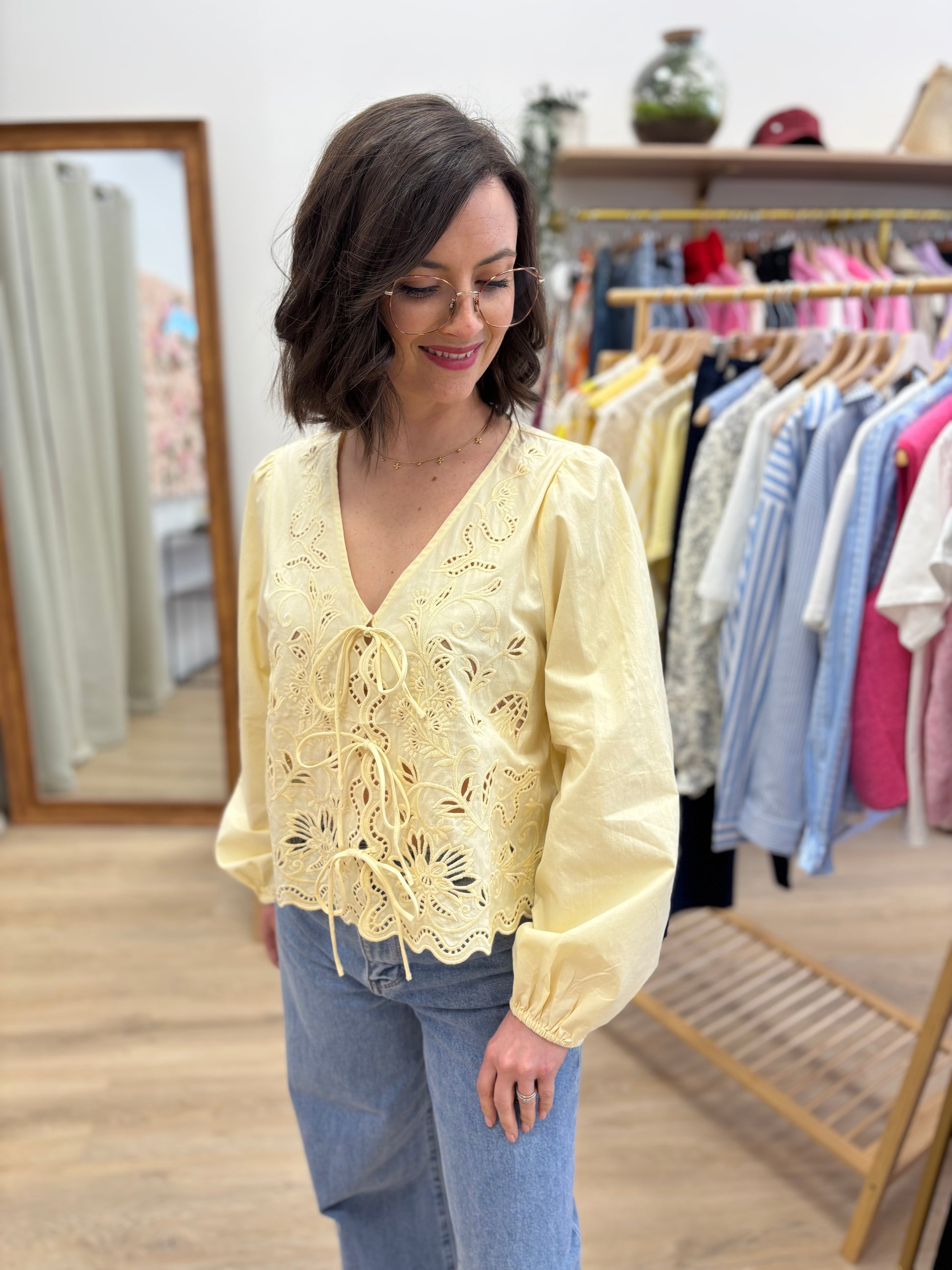 Blouse Vanessa jaune