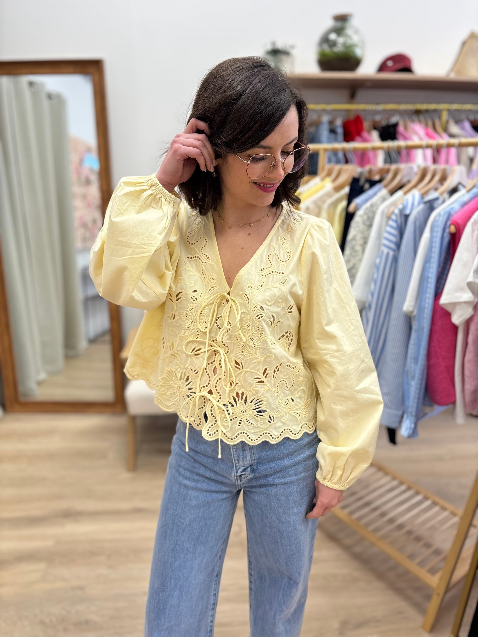 Blouse Vanessa jaune