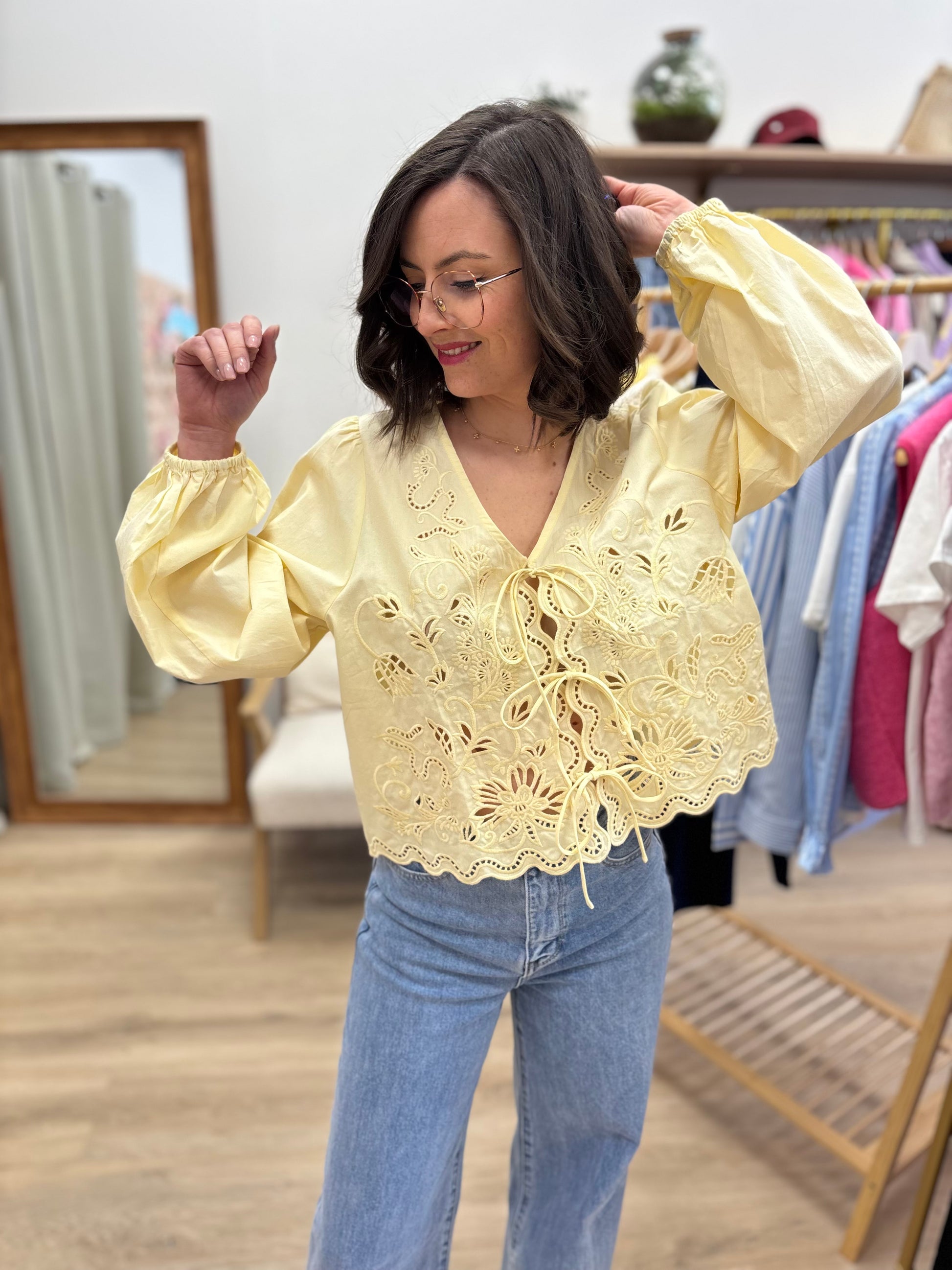 Blouse Vanessa jaune