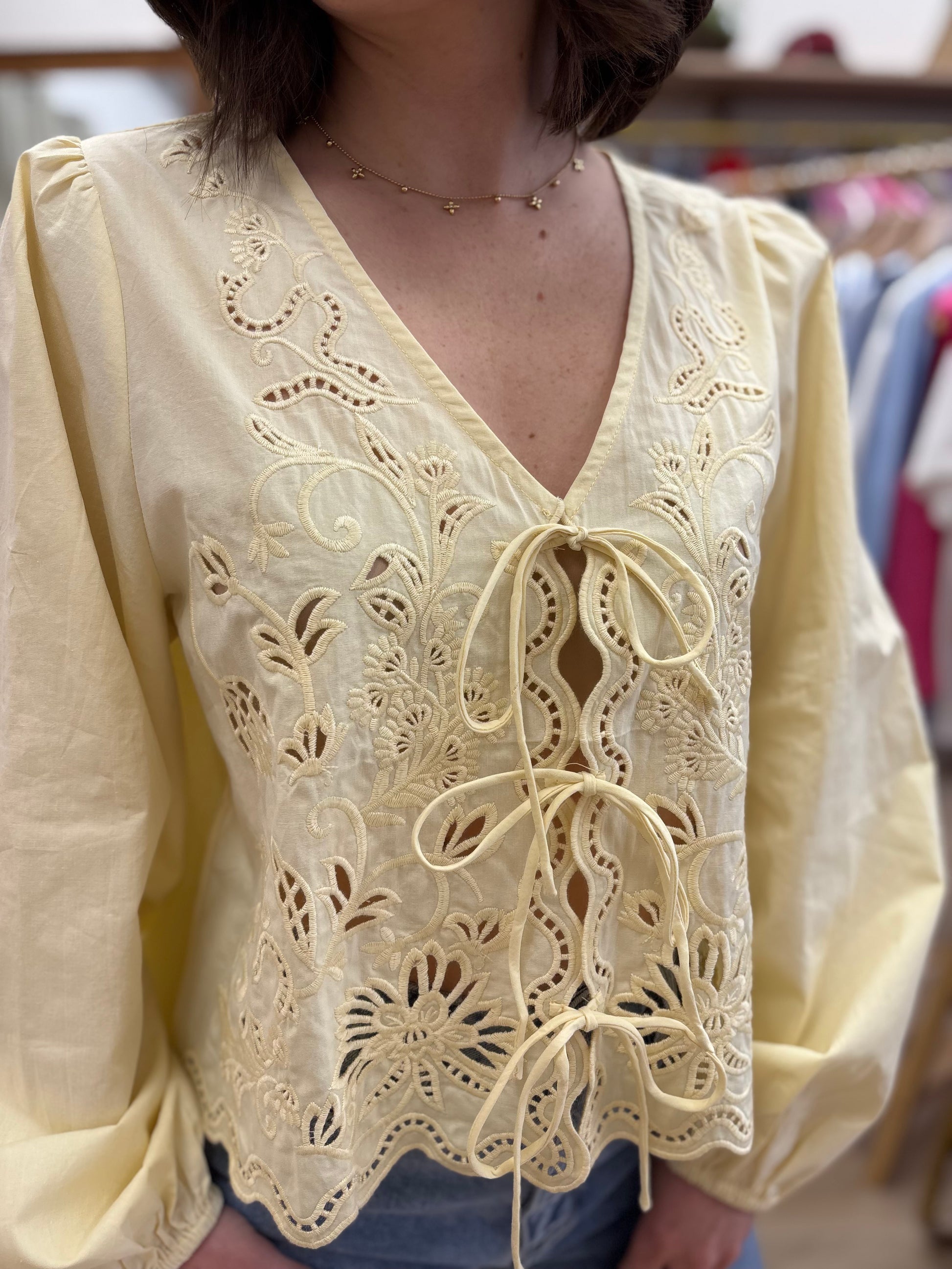 Blouse Vanessa jaune