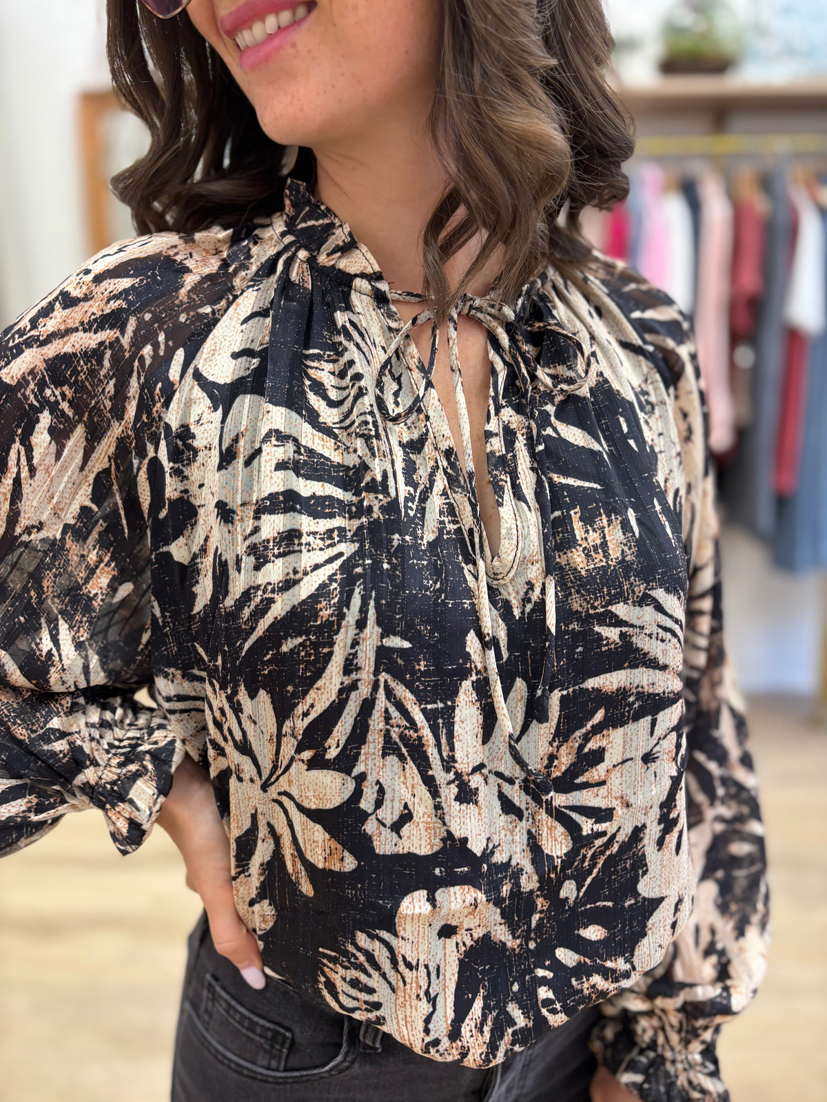 Blouse Nadine noir