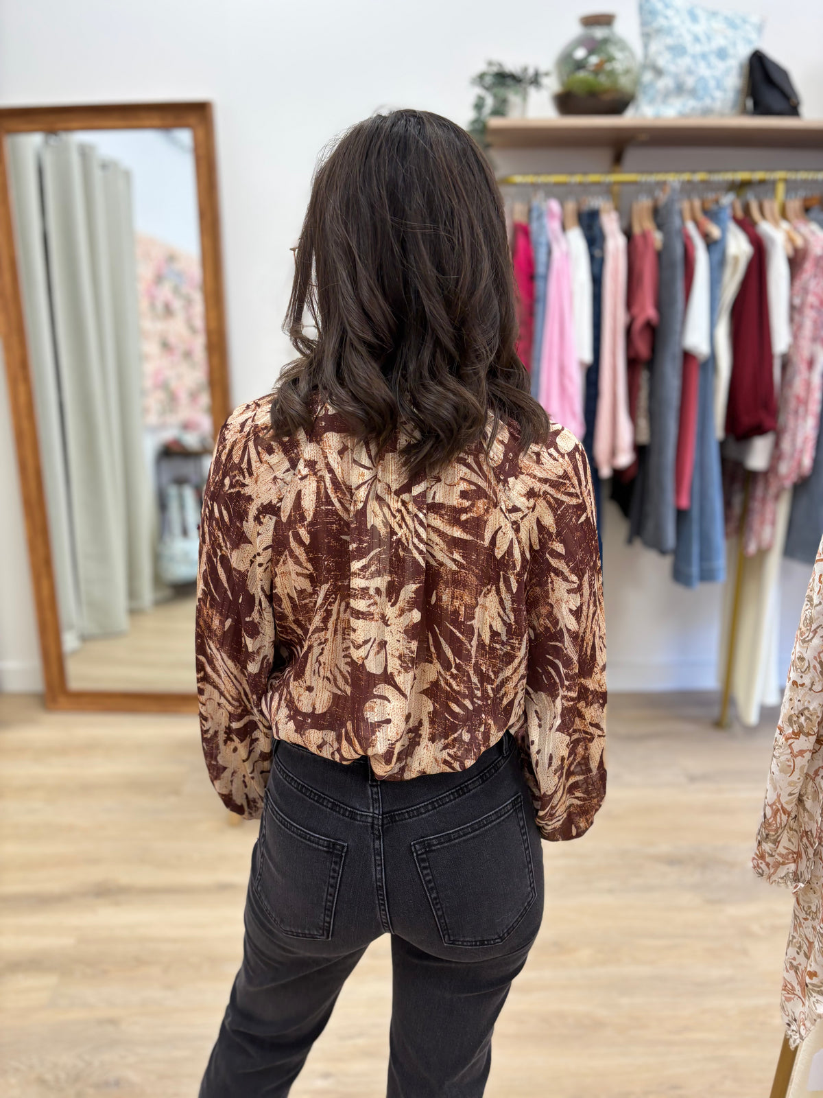 Blouse Nadine choco
