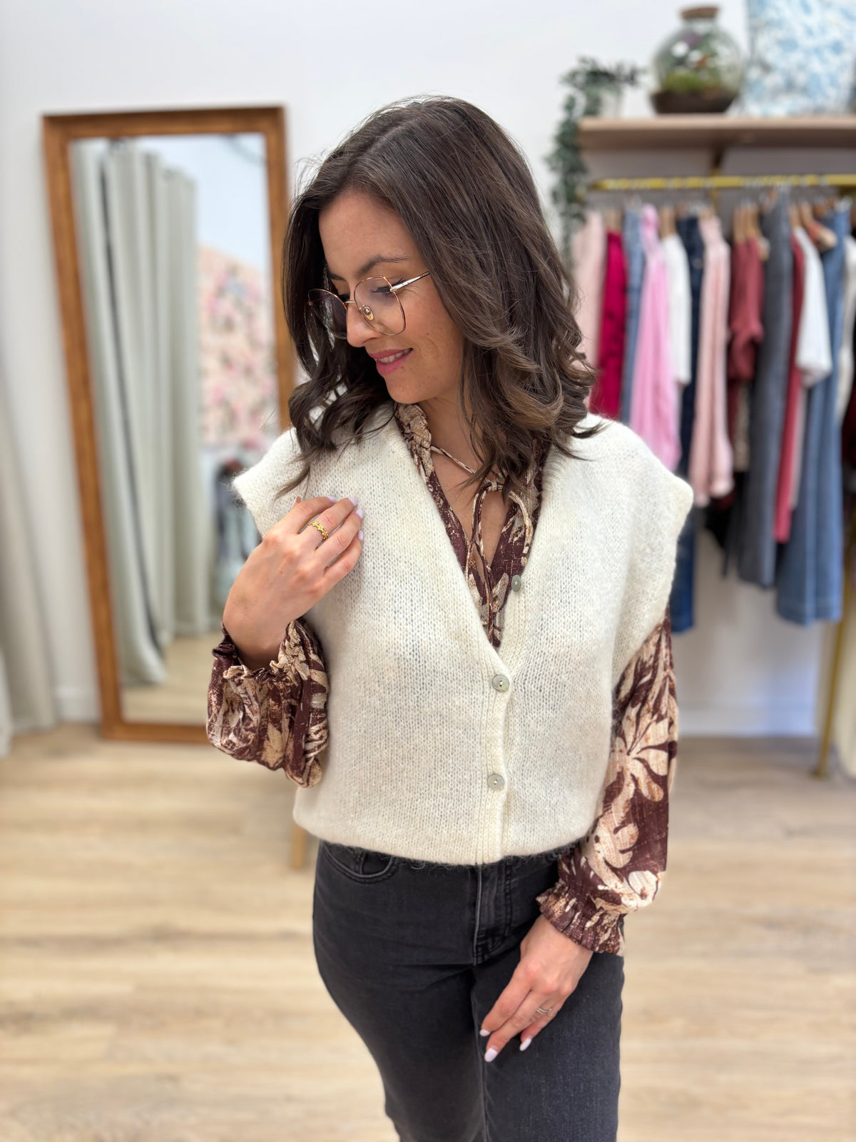 Gilet Max crème