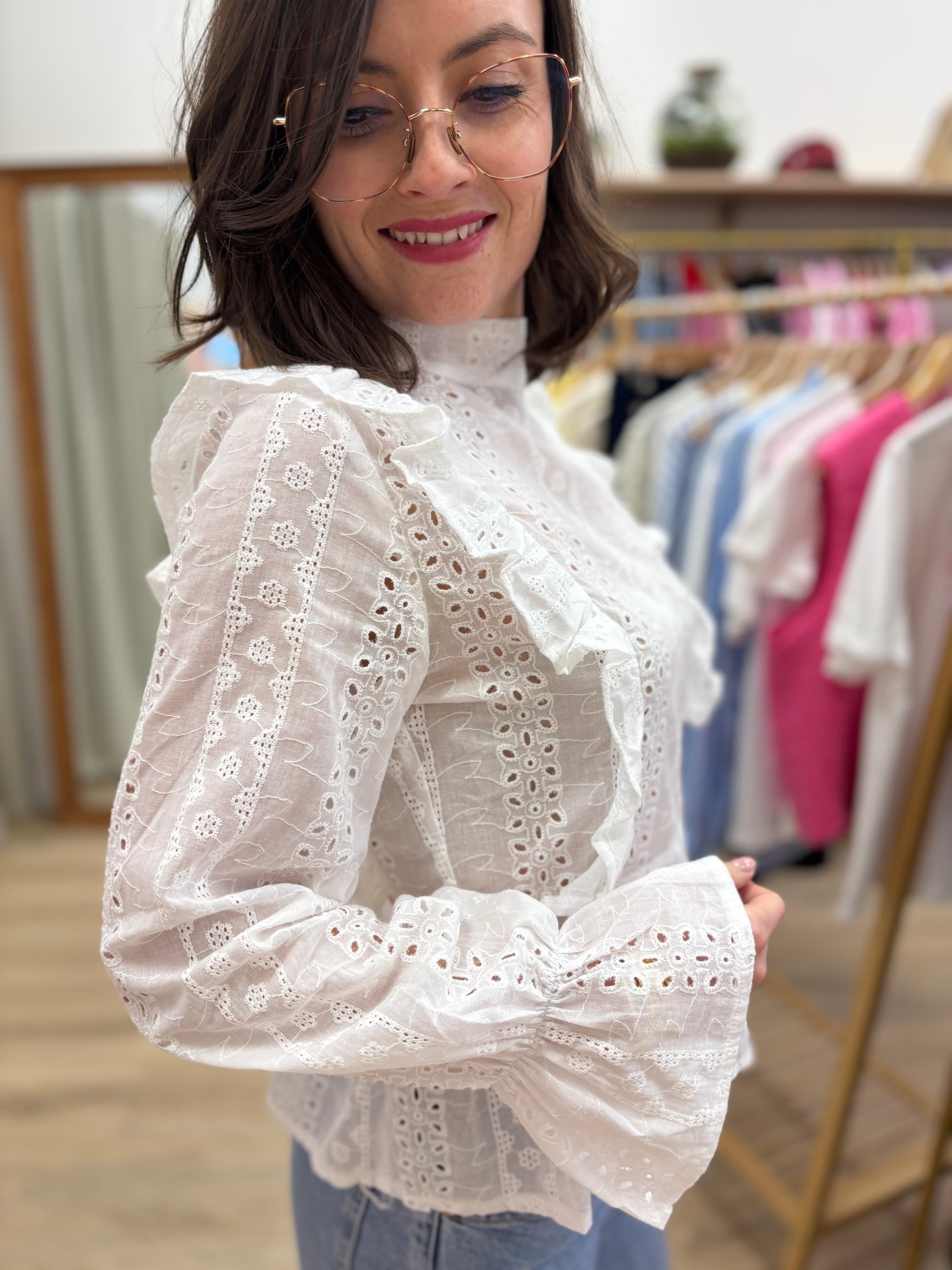 Top Ninon blanc