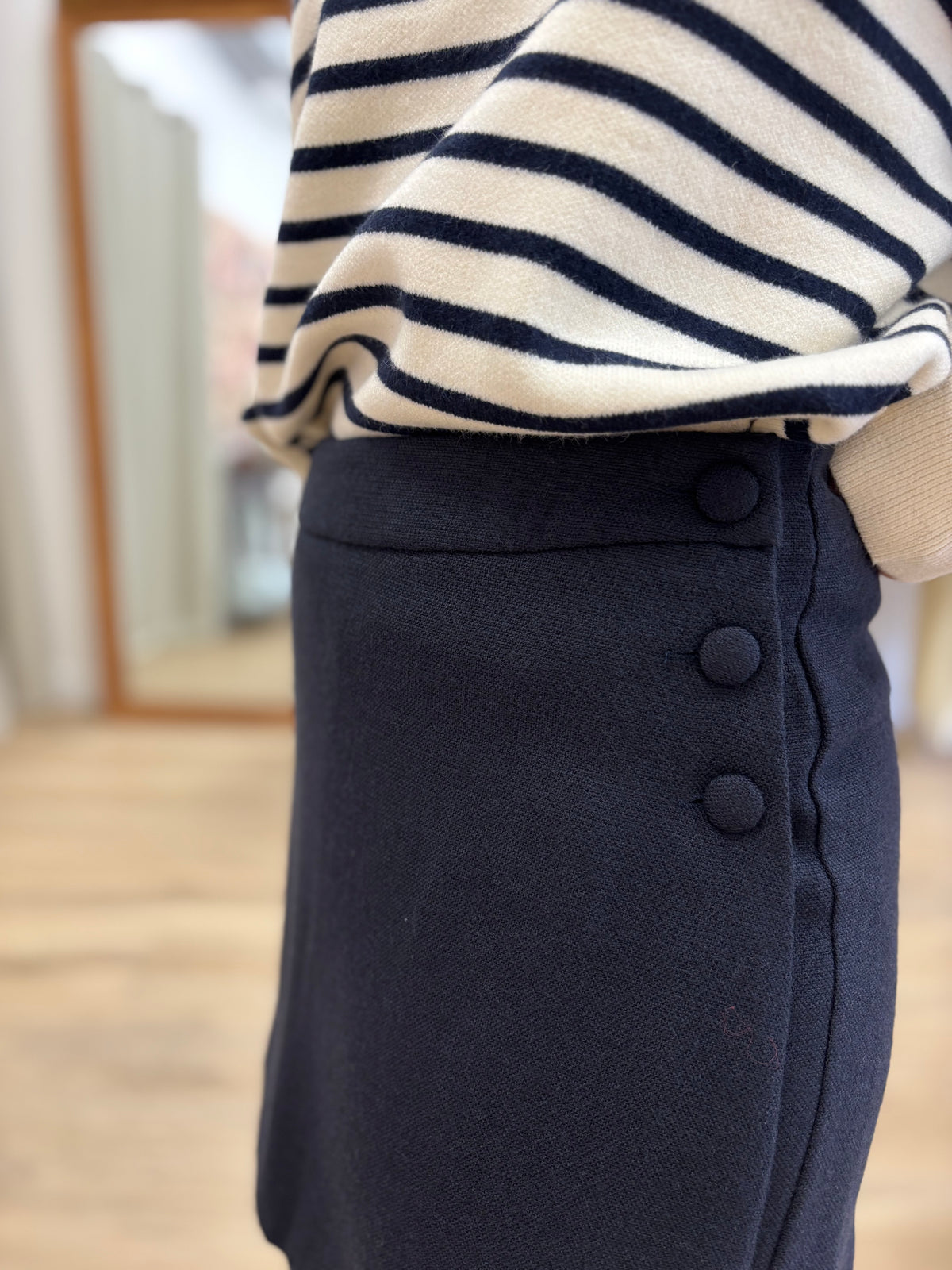 Jupe-short Claire marine