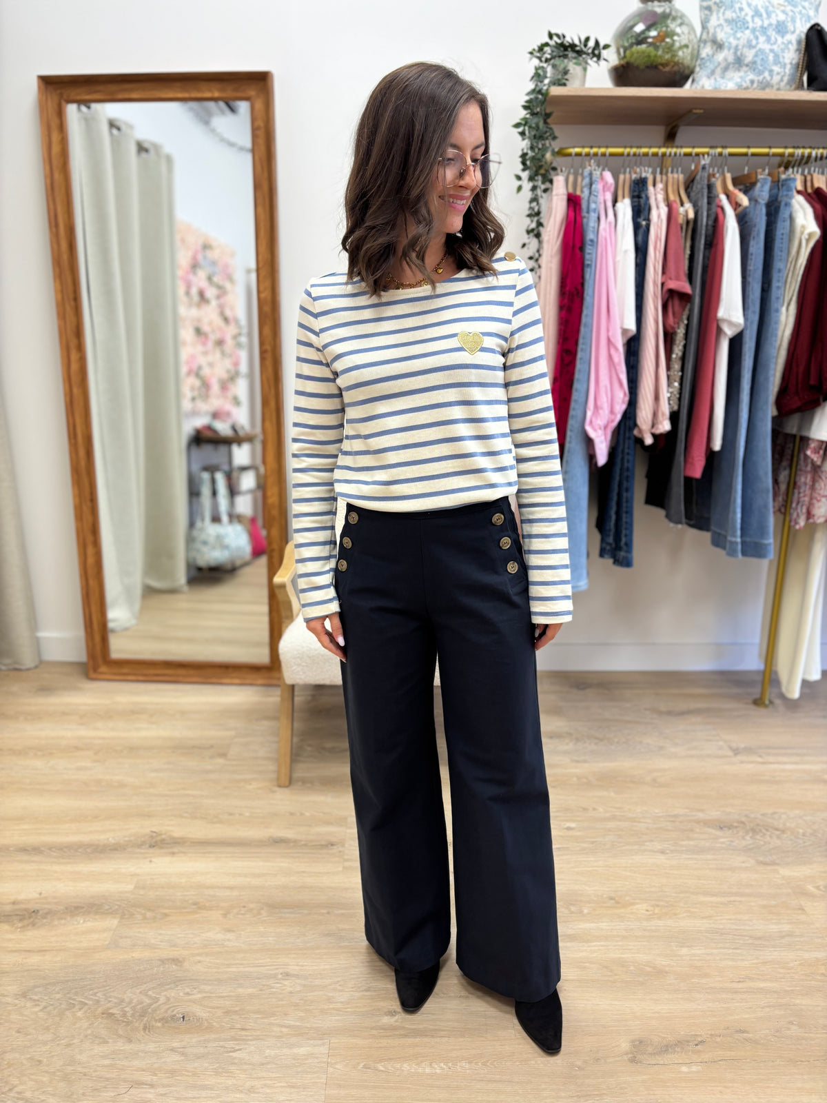 Pantalon Clémentine marine