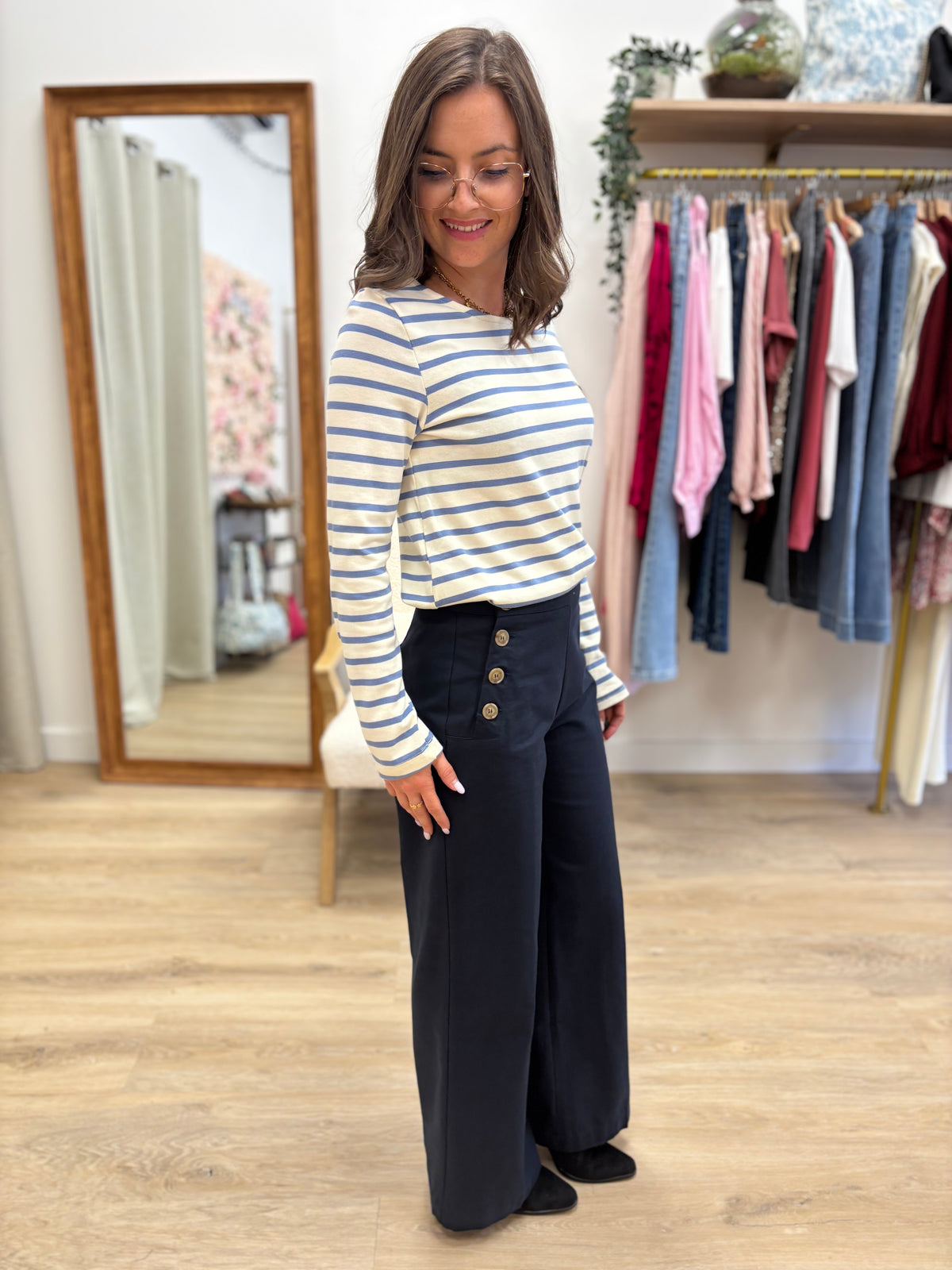 Pantalon Clémentine marine