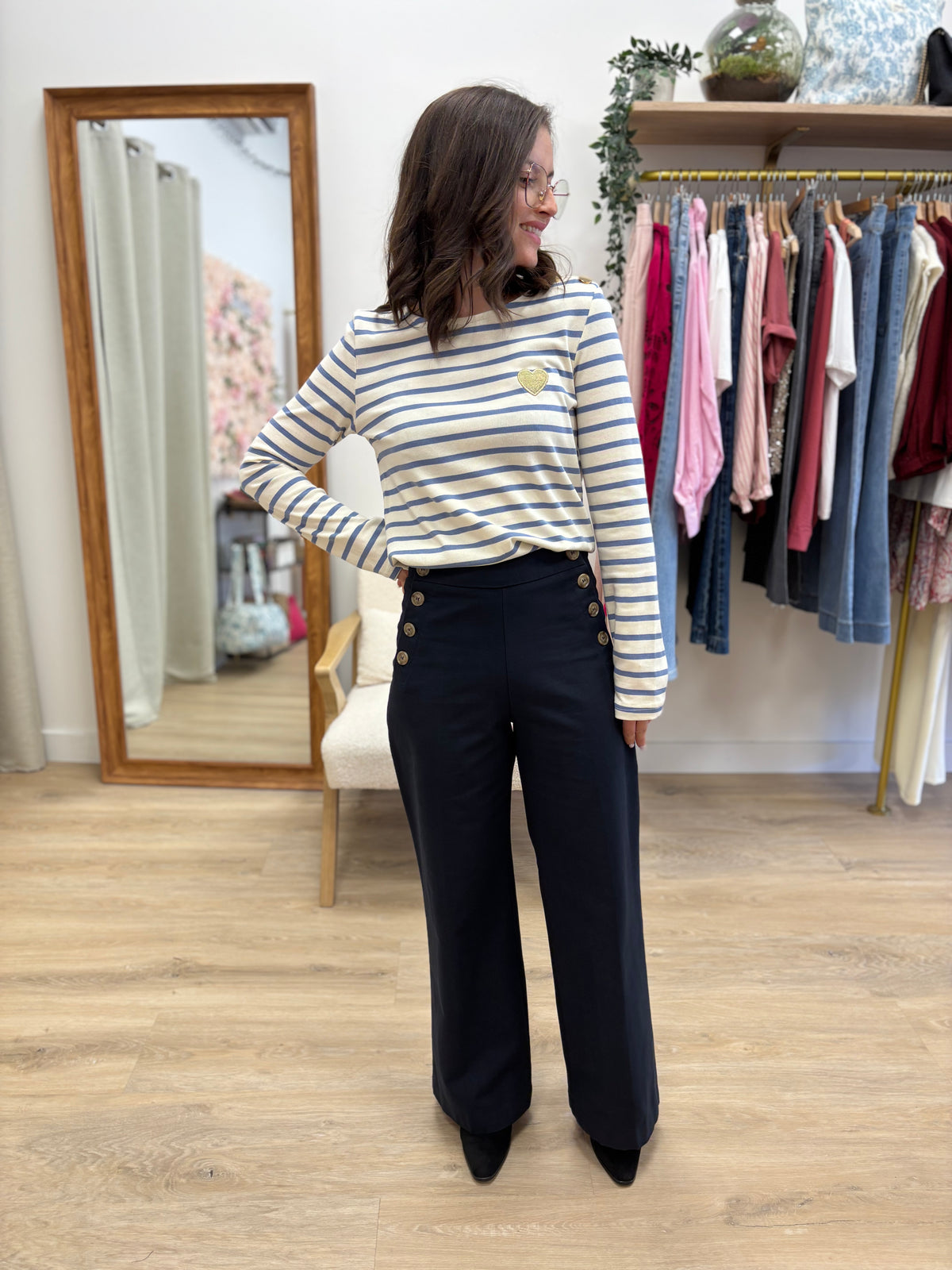 Pantalon Clémentine marine