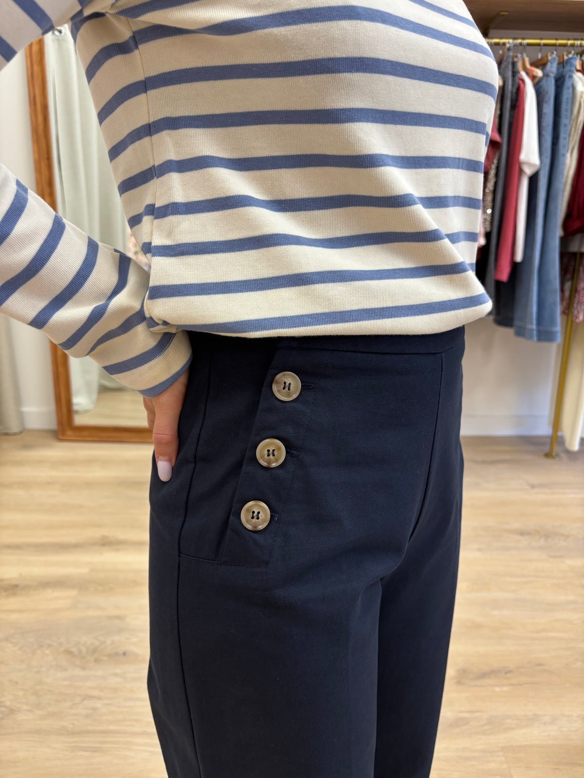 Pantalon Clémentine marine